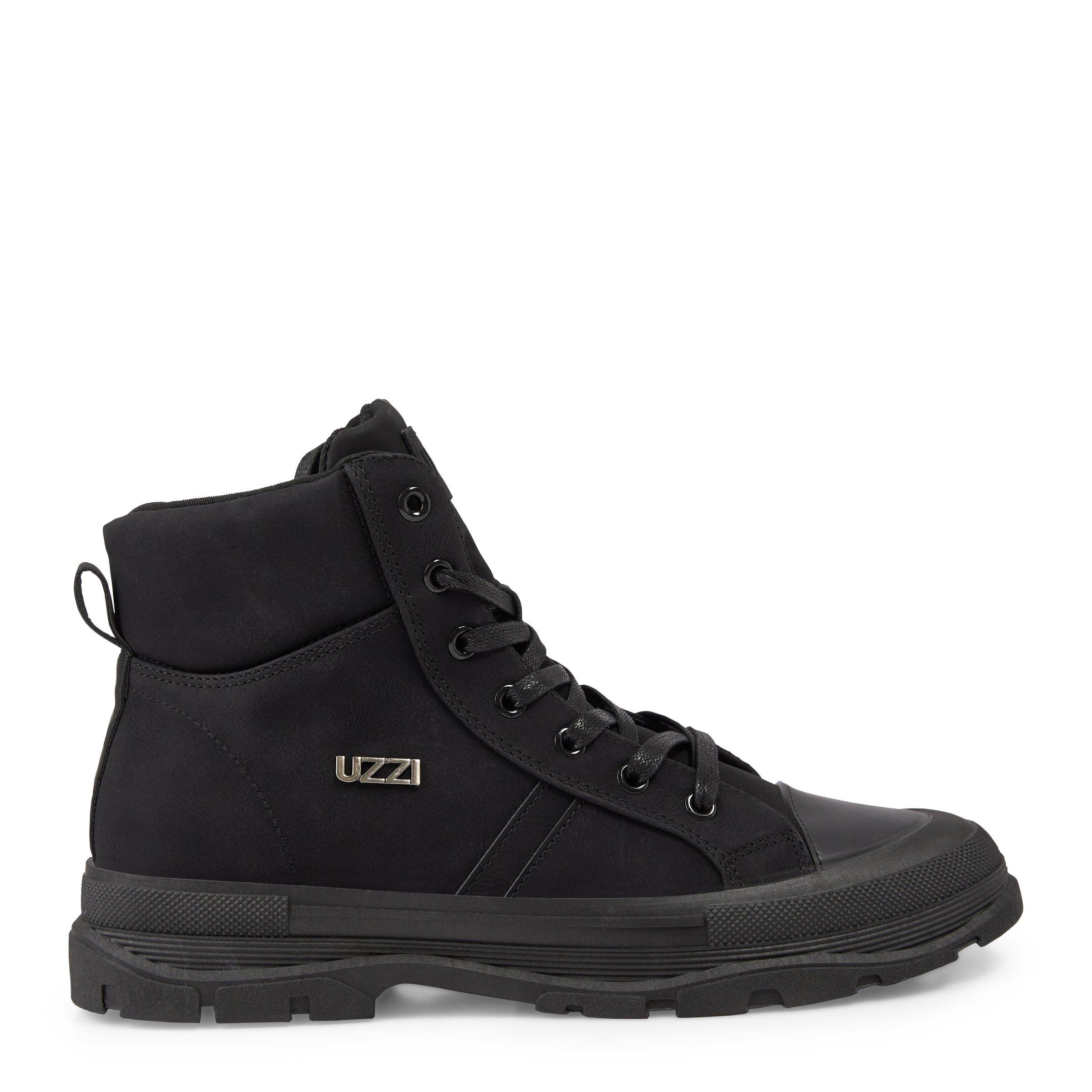 Black Lace Up Boots (3123710) | UZZI