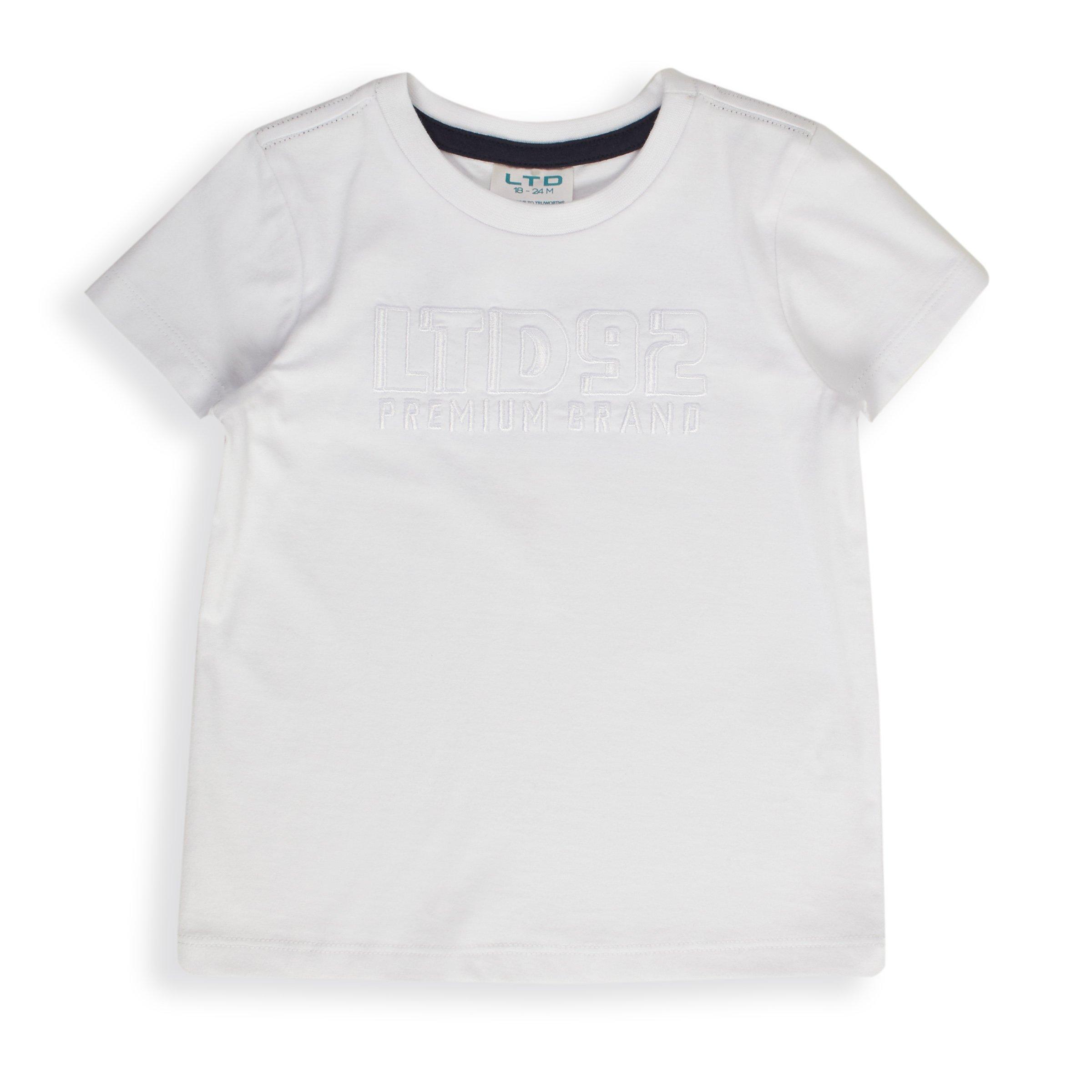 Baby Boy White T-shirt (3123815) | LTD Kids