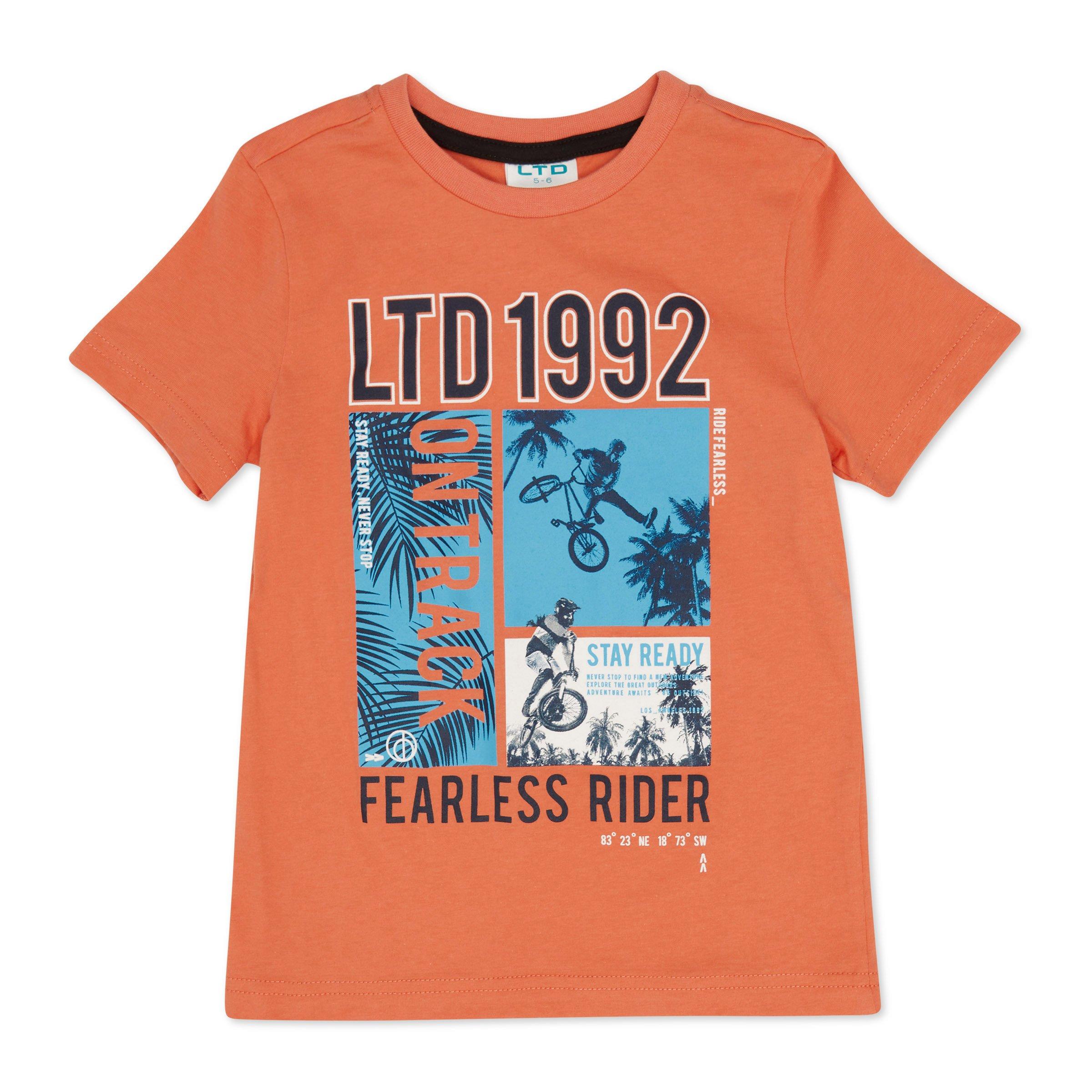 Kid Boy Orange T-shirt (3124035) | LTD Kids