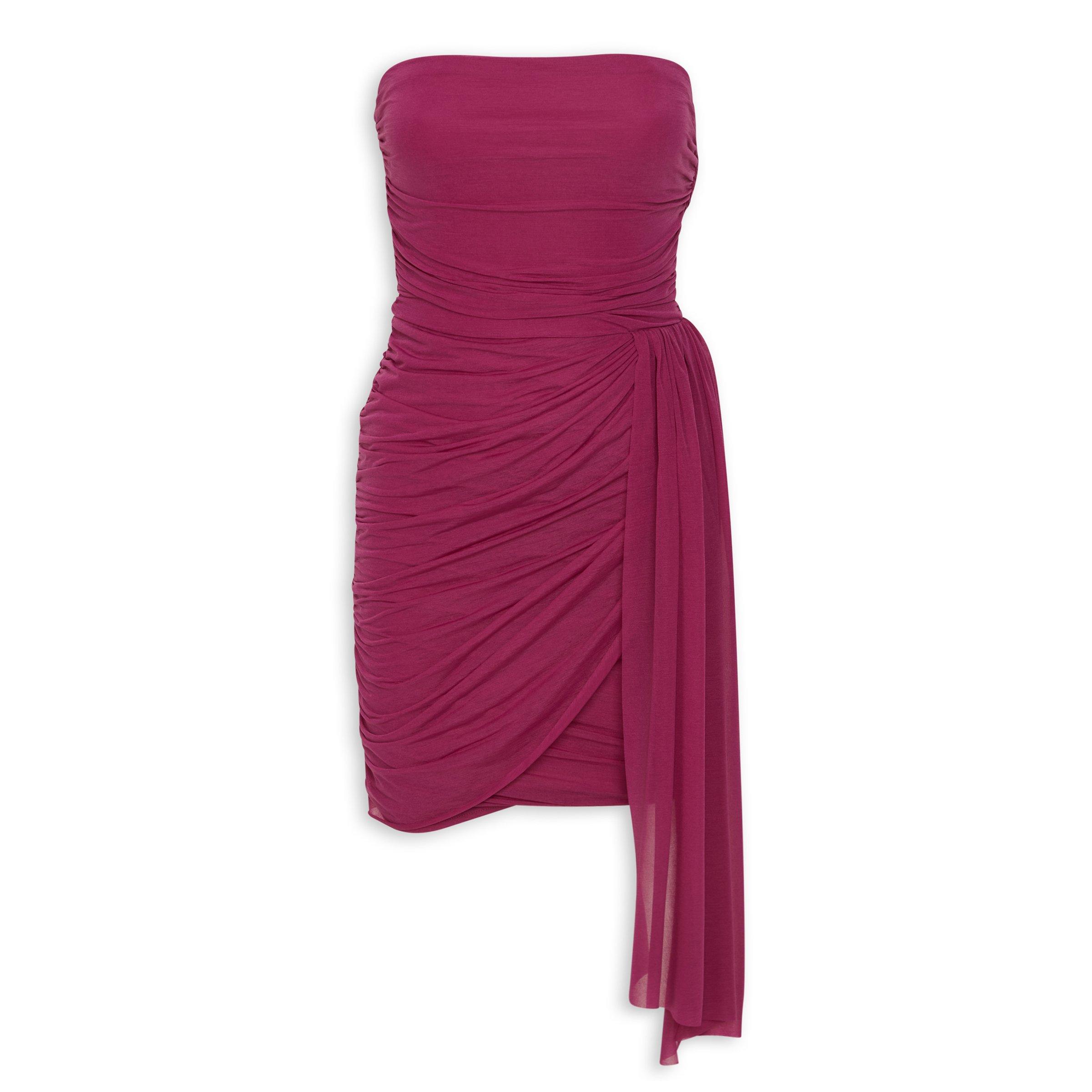 Purple Draped Dress (3124138) | Identity