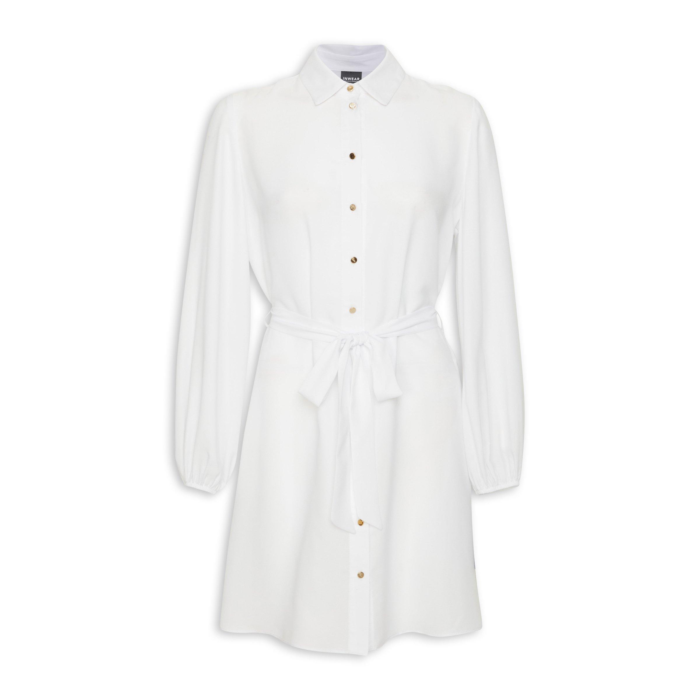 White Back Detail Shirt Dress (3124200) | Inwear