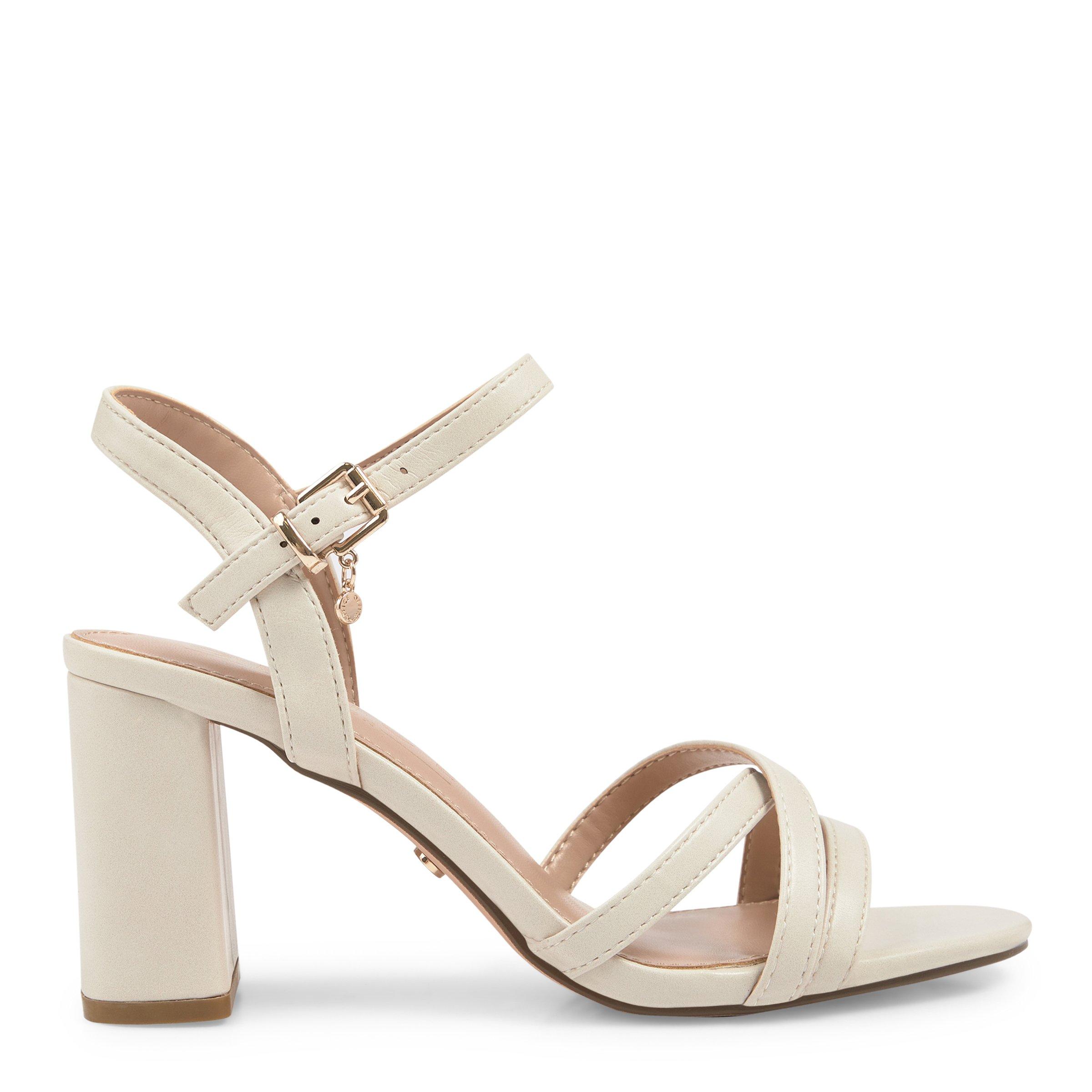 Off White Ankle Strap Heels 3124536 Office London 3203