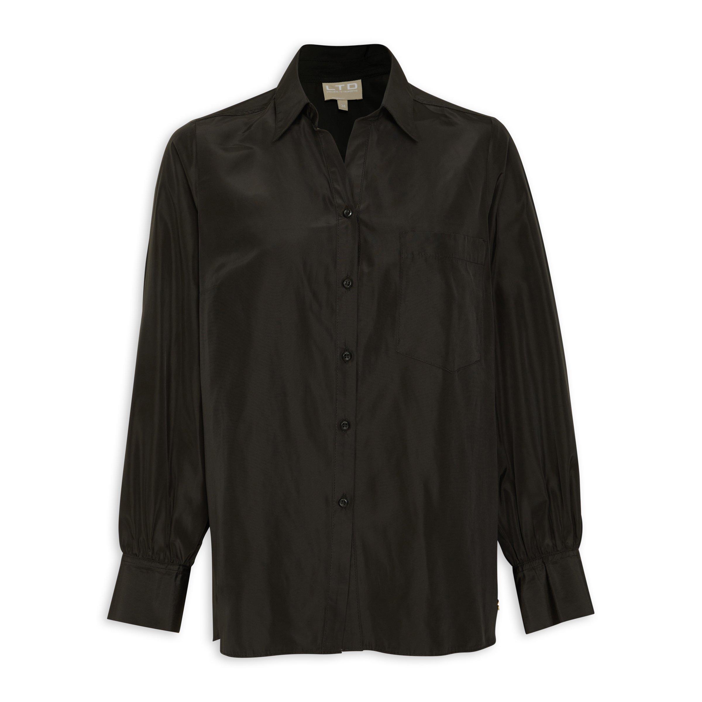 Black Long Sleeve Shirt (3124808) | LTD Woman