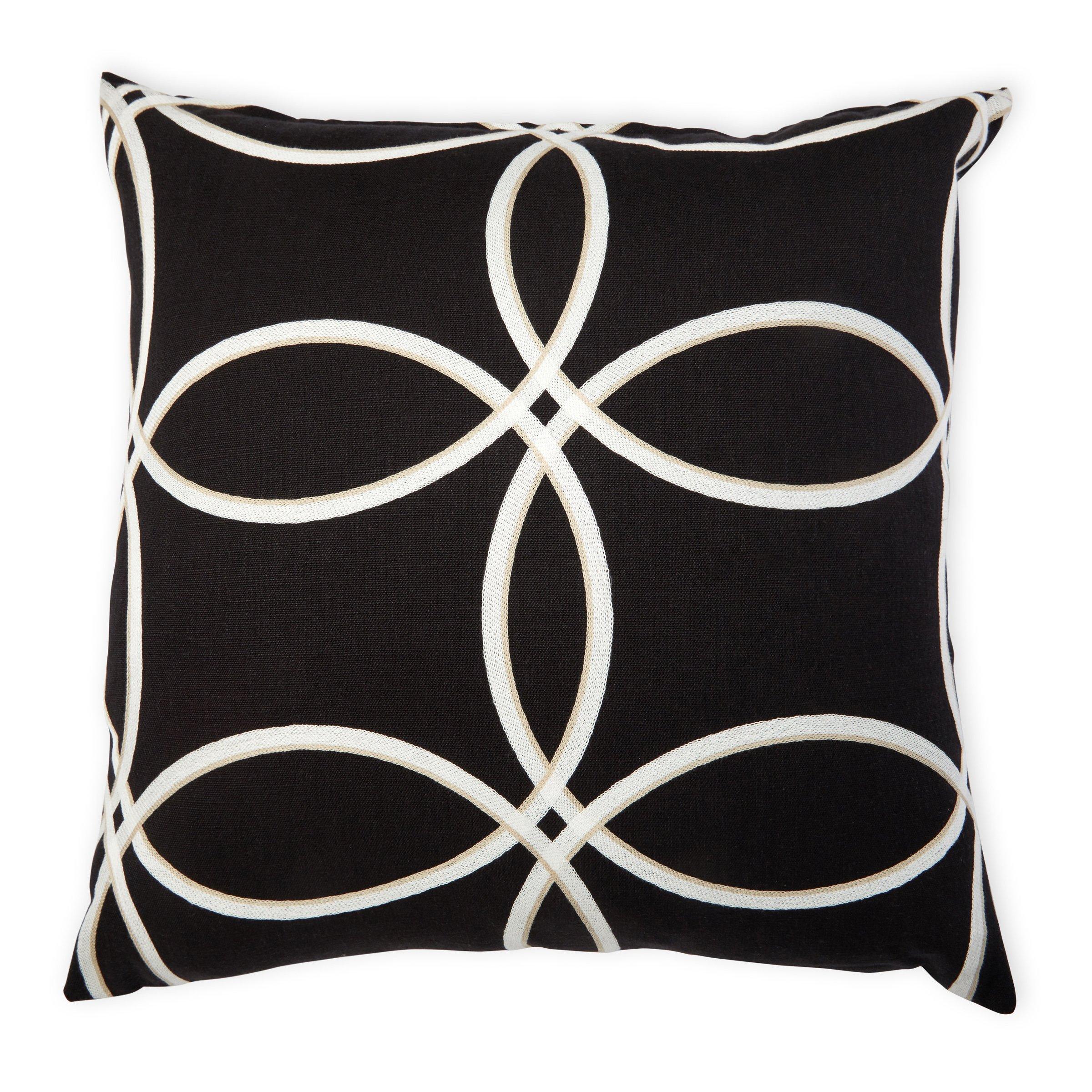 Njia Black & White Cushion (3124809) | Loads of Living