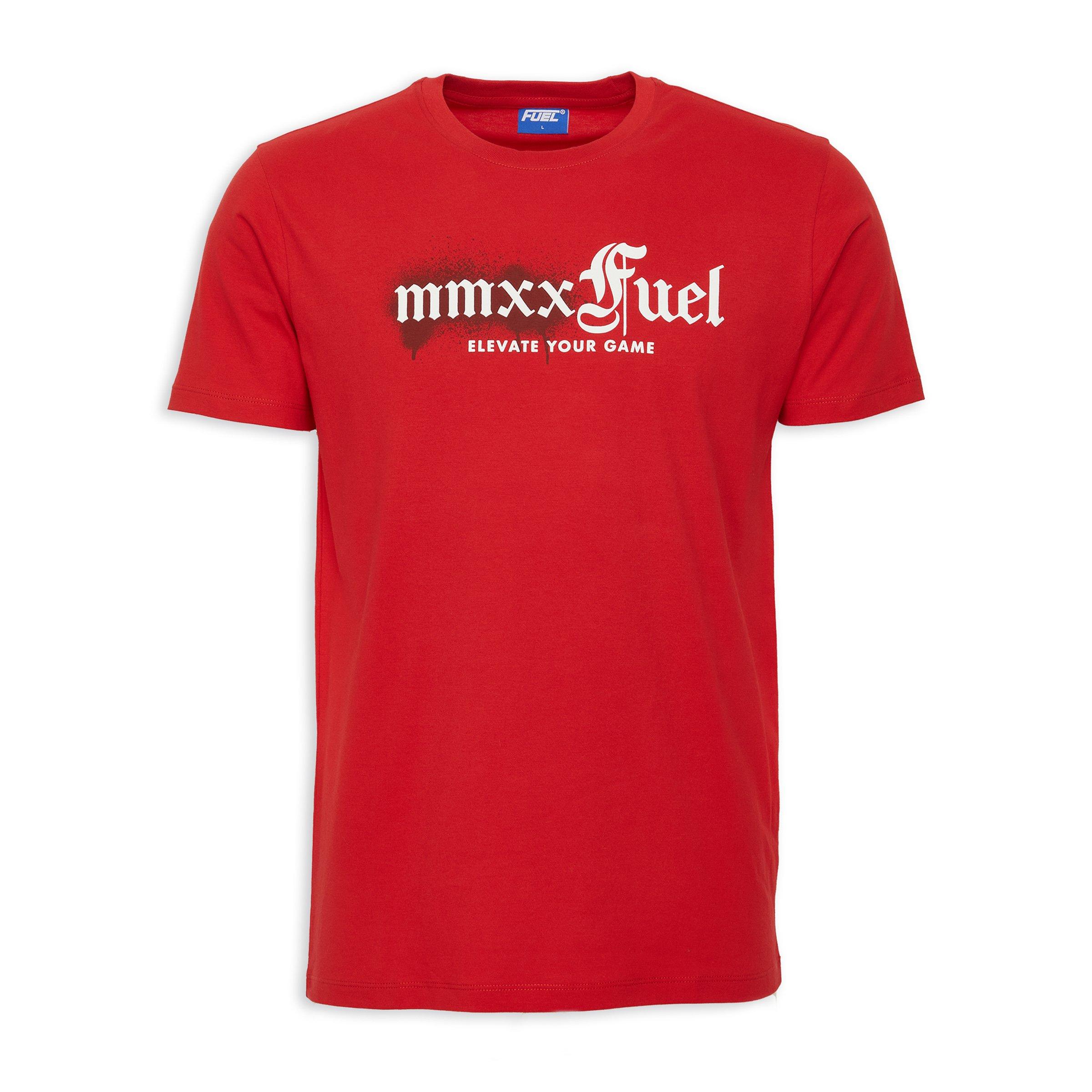 Red Slim Fit T-shirt (3125124) | Fuel