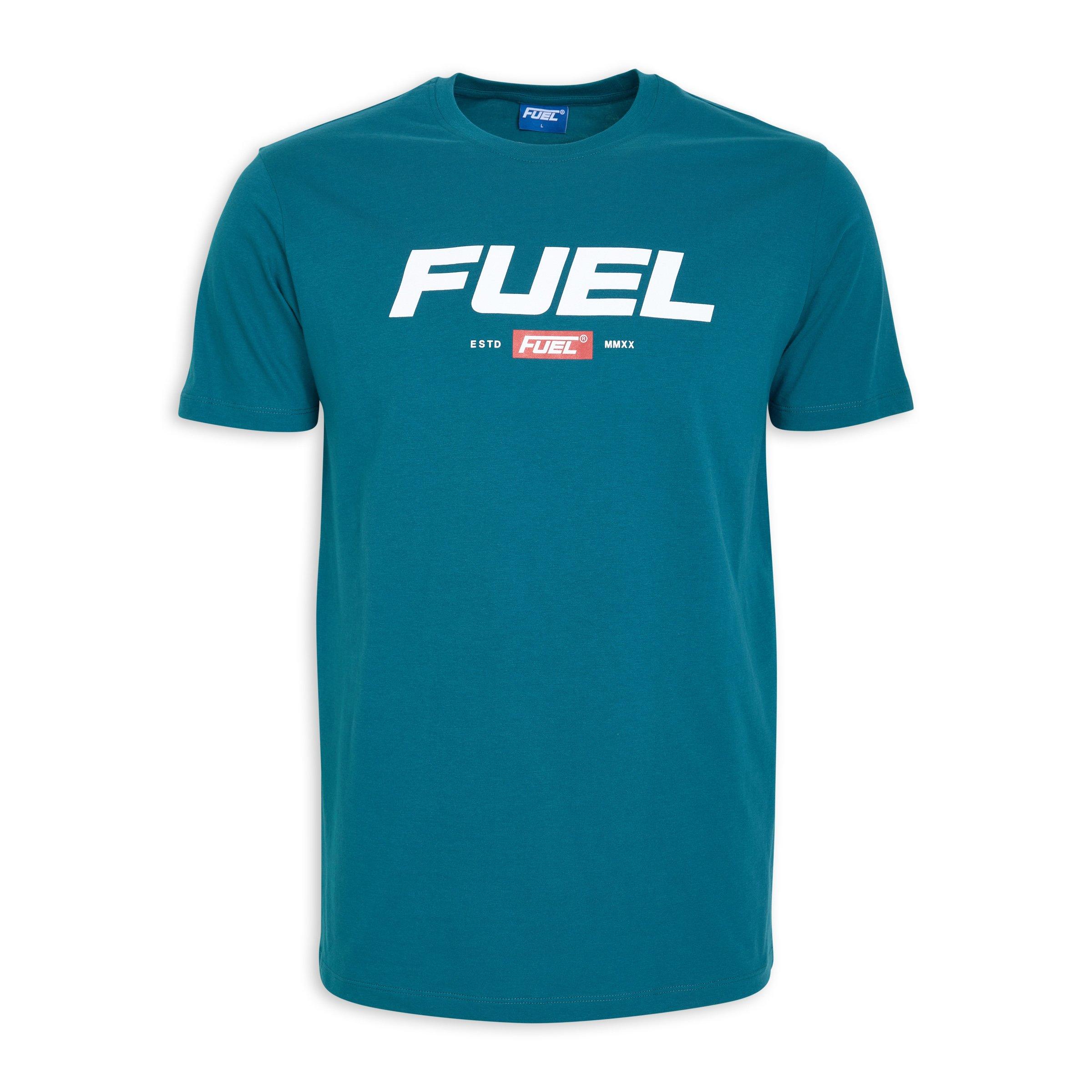 Turquoise Slim Fit T-shirt (3125131) | Fuel