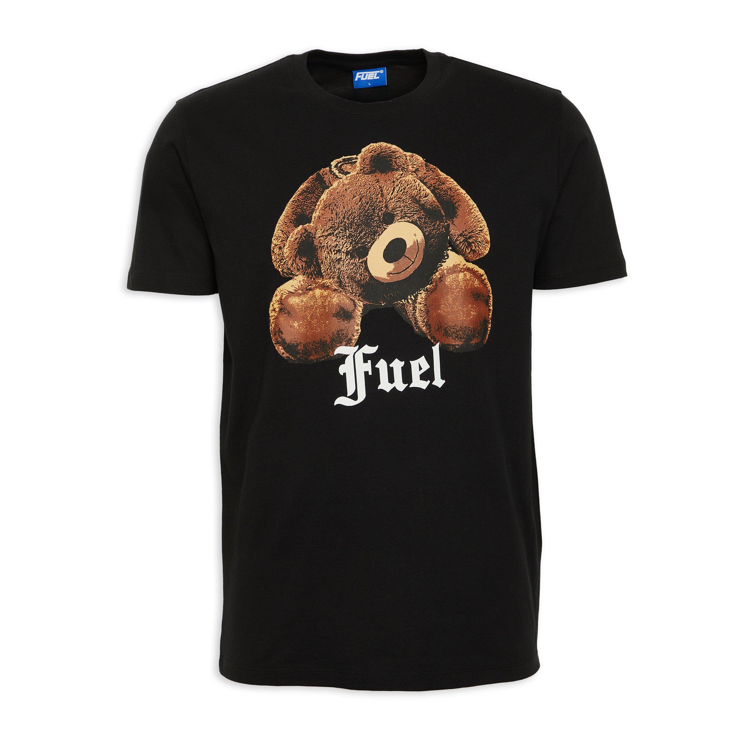 Black Slim Fit T-shirt (3125136) | Fuel