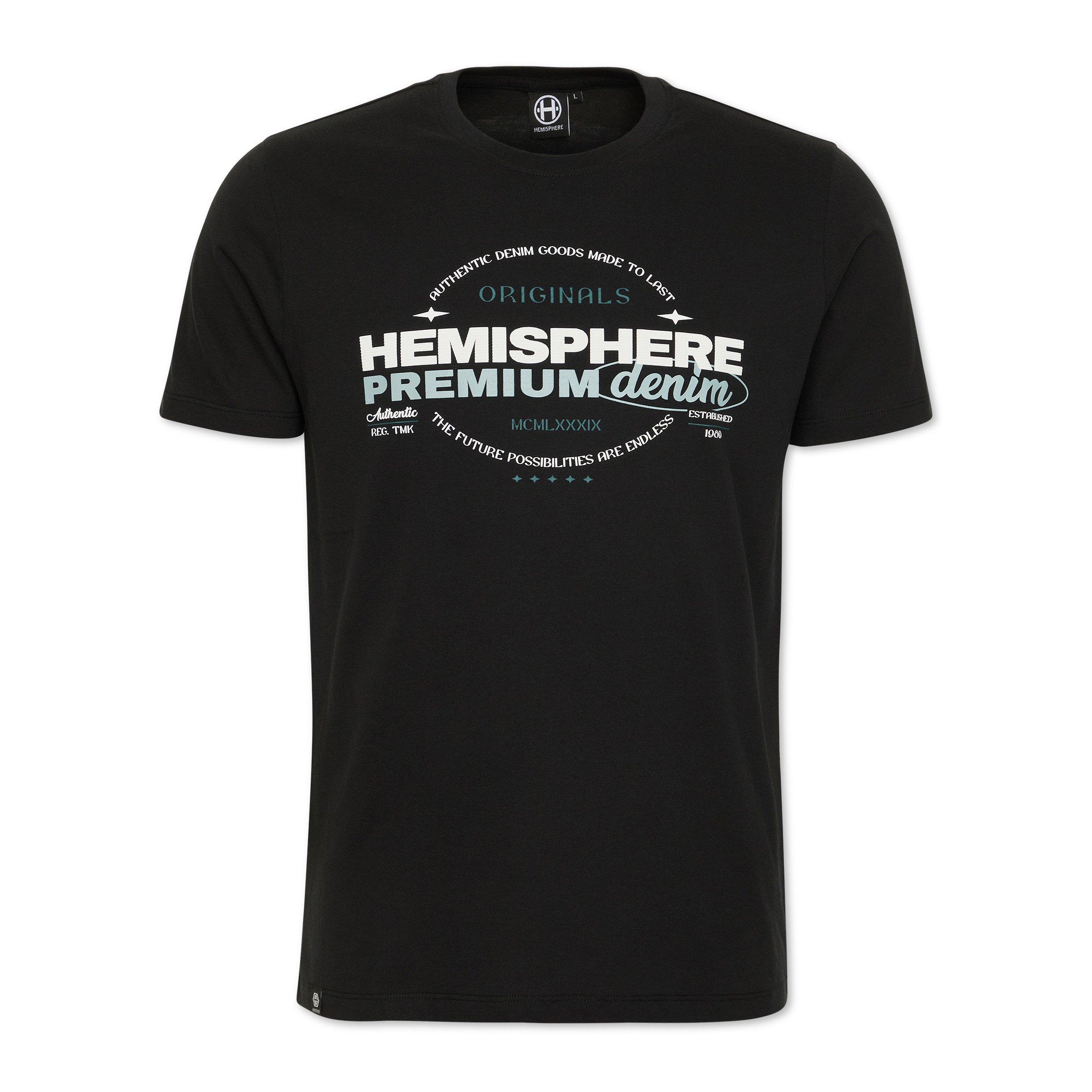 Black Branded T-shirt (3125198) | Hemisphere