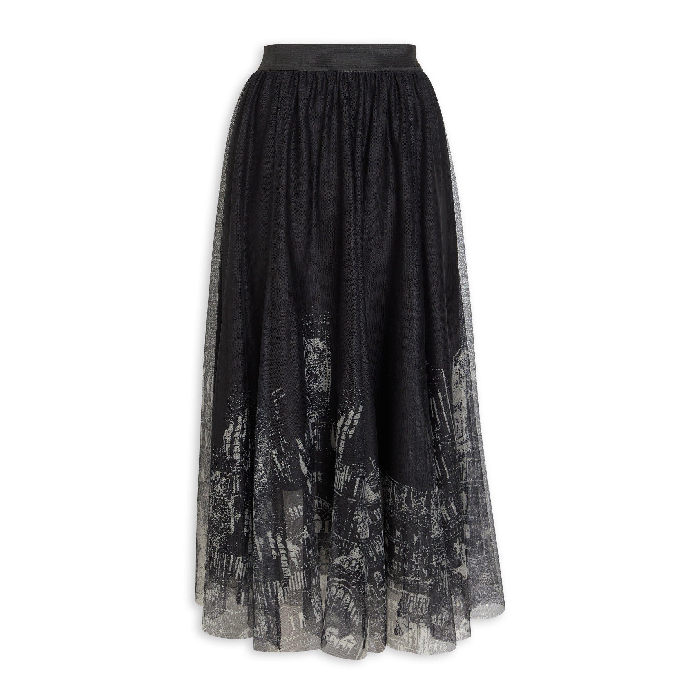 Black Wide Skirt (3125351) | Truworths