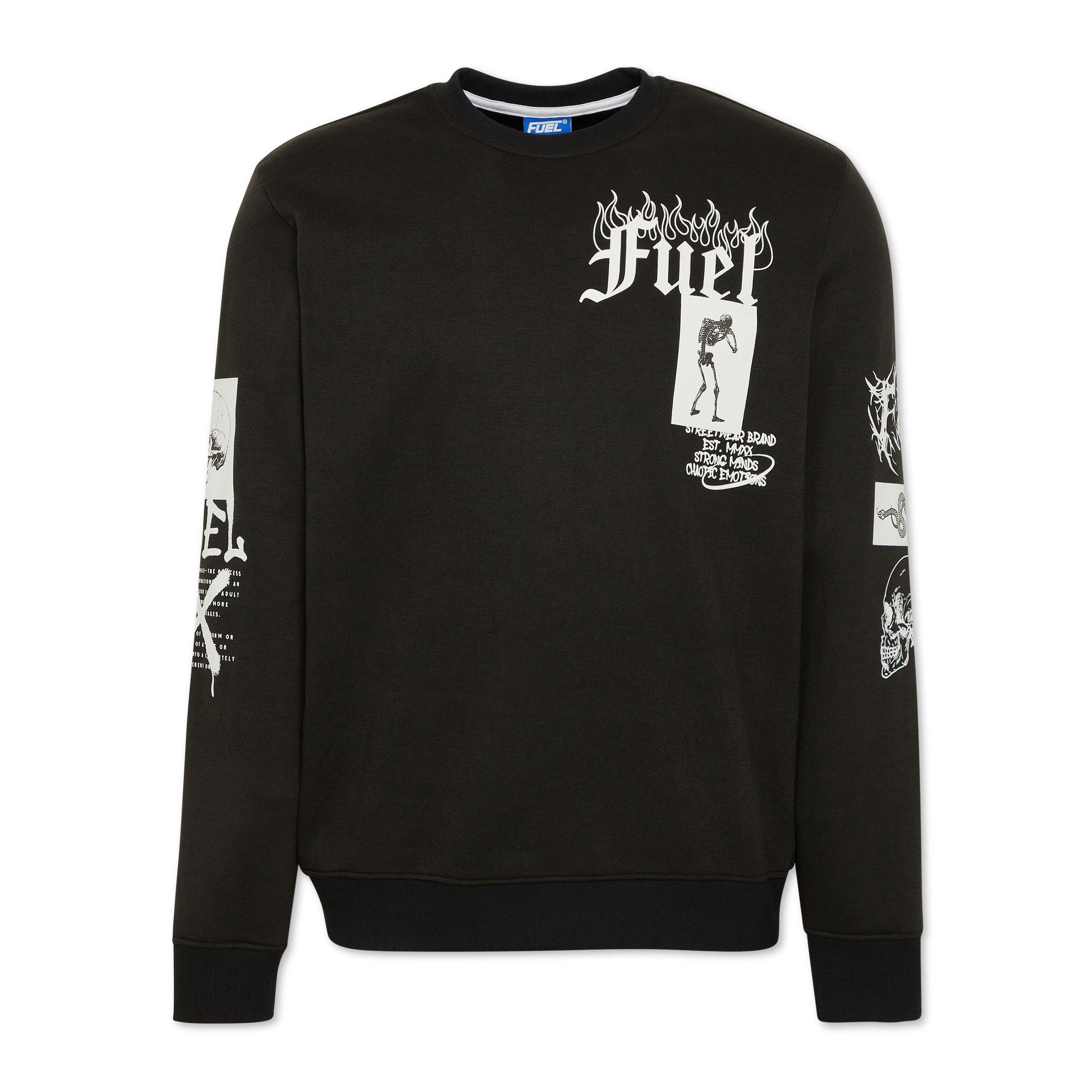 Black Sweat Top (3125725) | Fuel