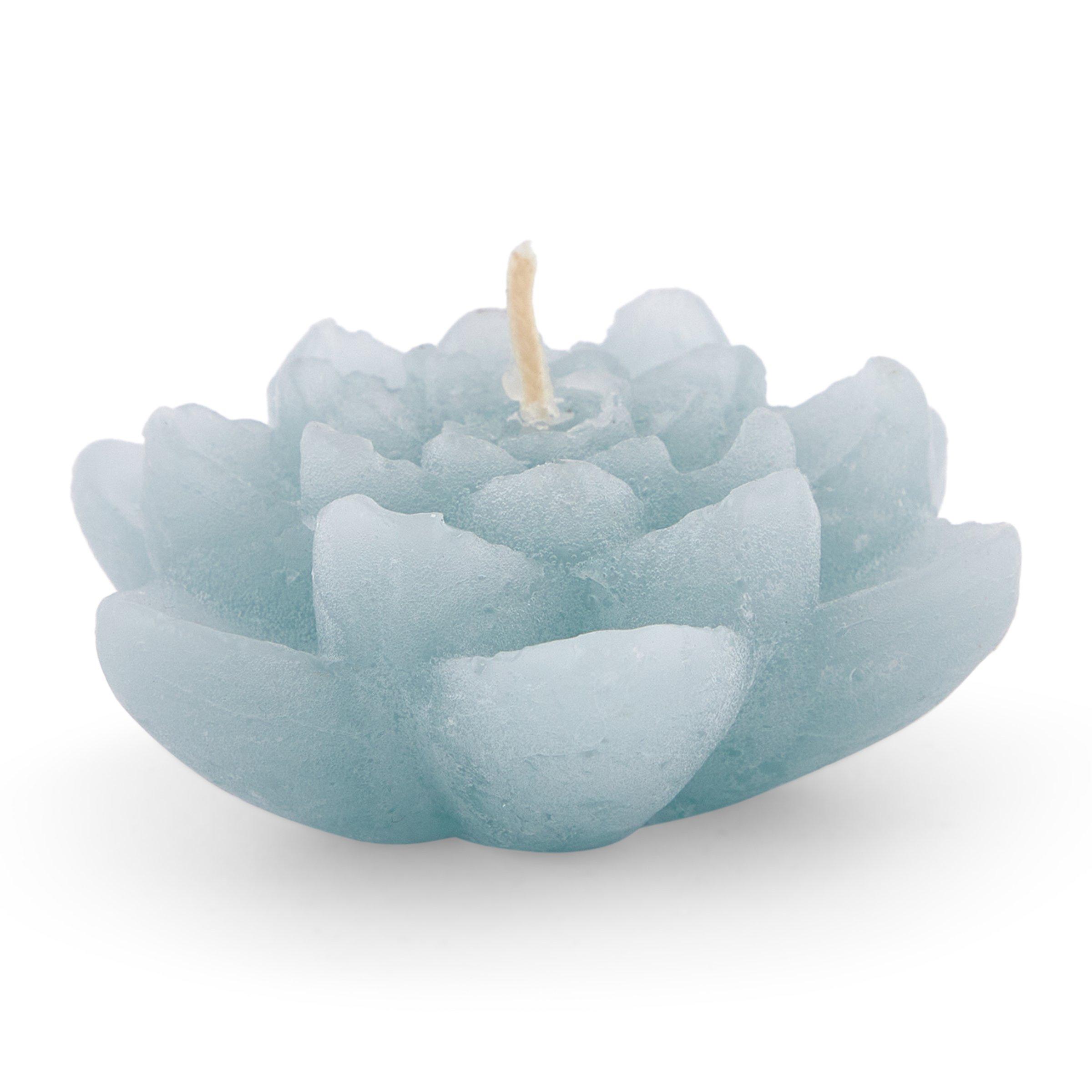 Sage Lotus Flower Candle (3125727) | Loads of Living