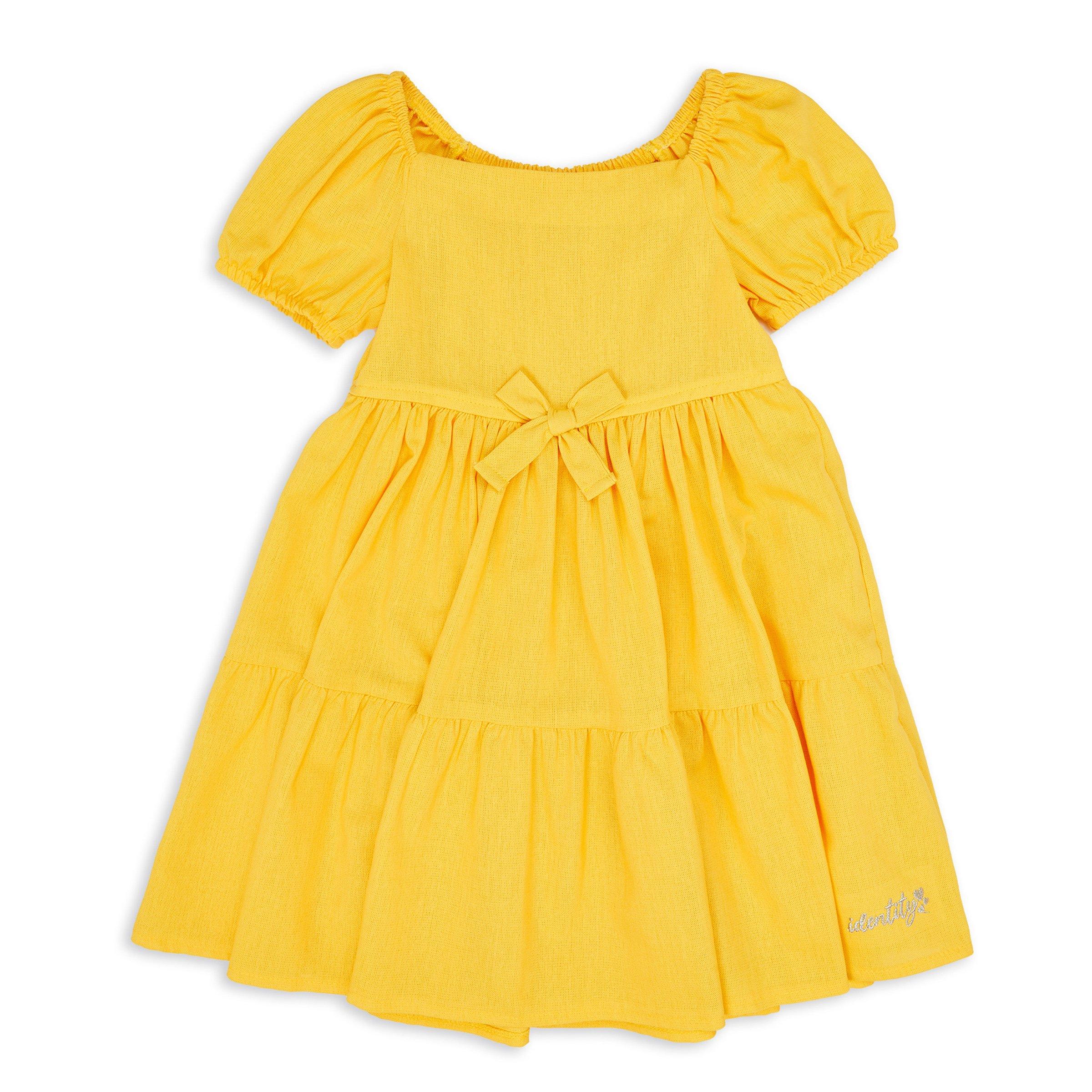 Kid Girl Yellow A-line Dress (3125744) | Identity