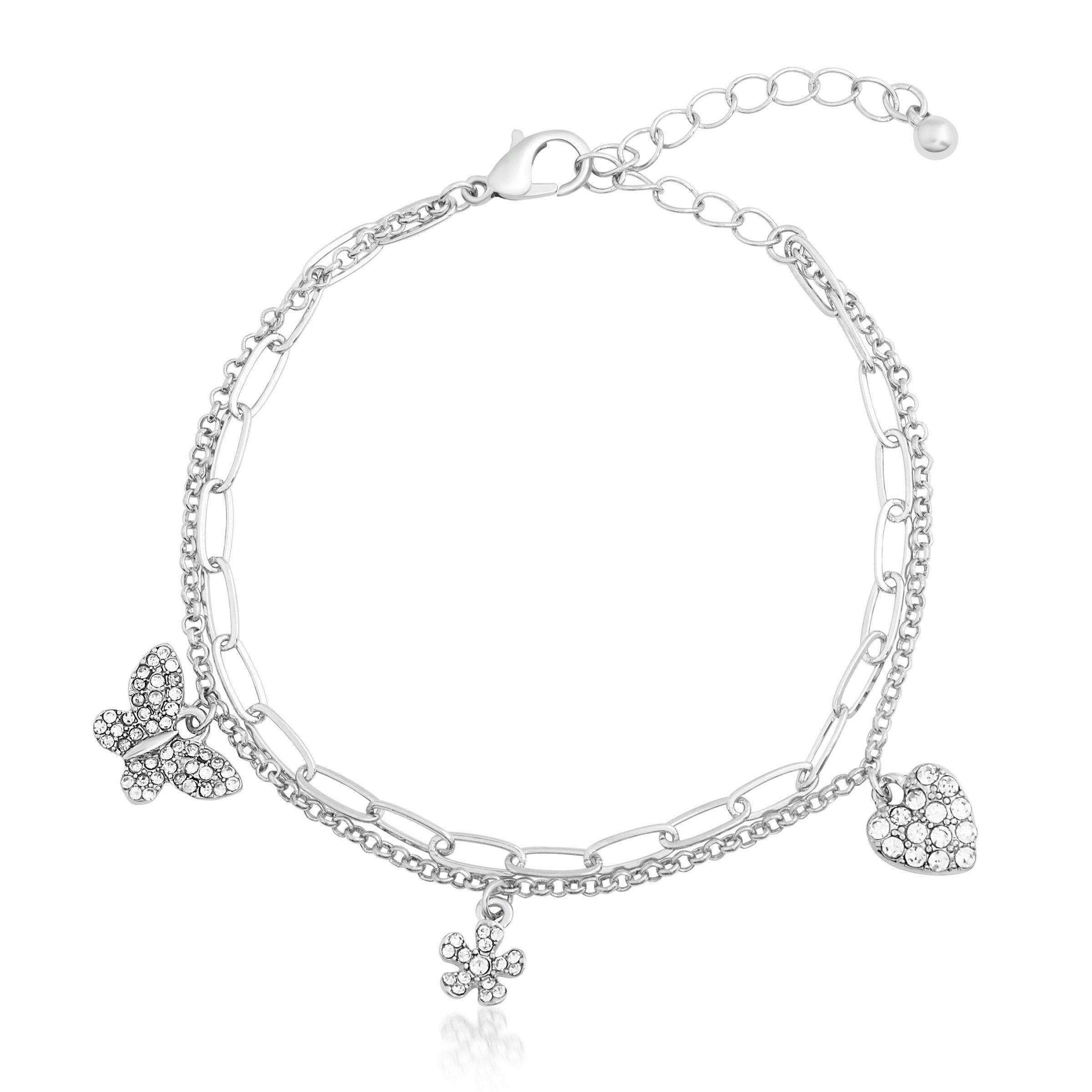 BUTTERFLY CHARM BRACELET (3125843) | Sparkle