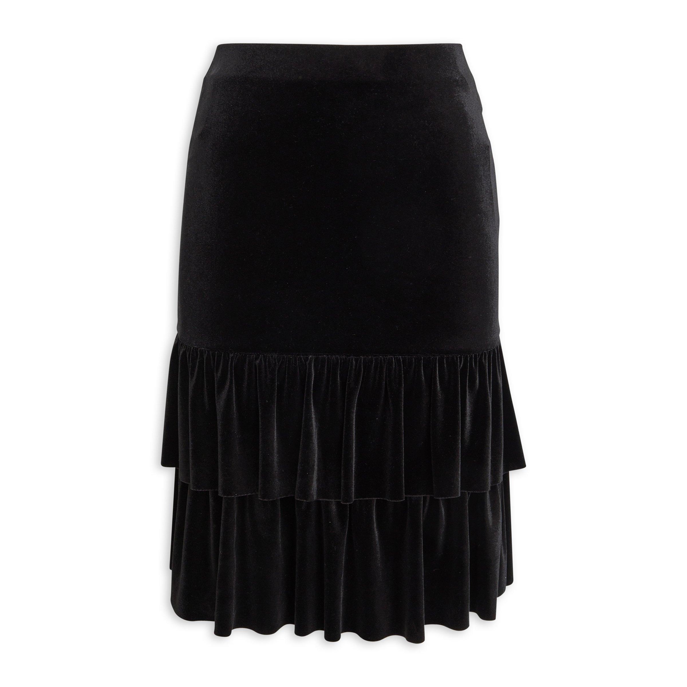 Black Frill Skirt (3126329) | Truworths