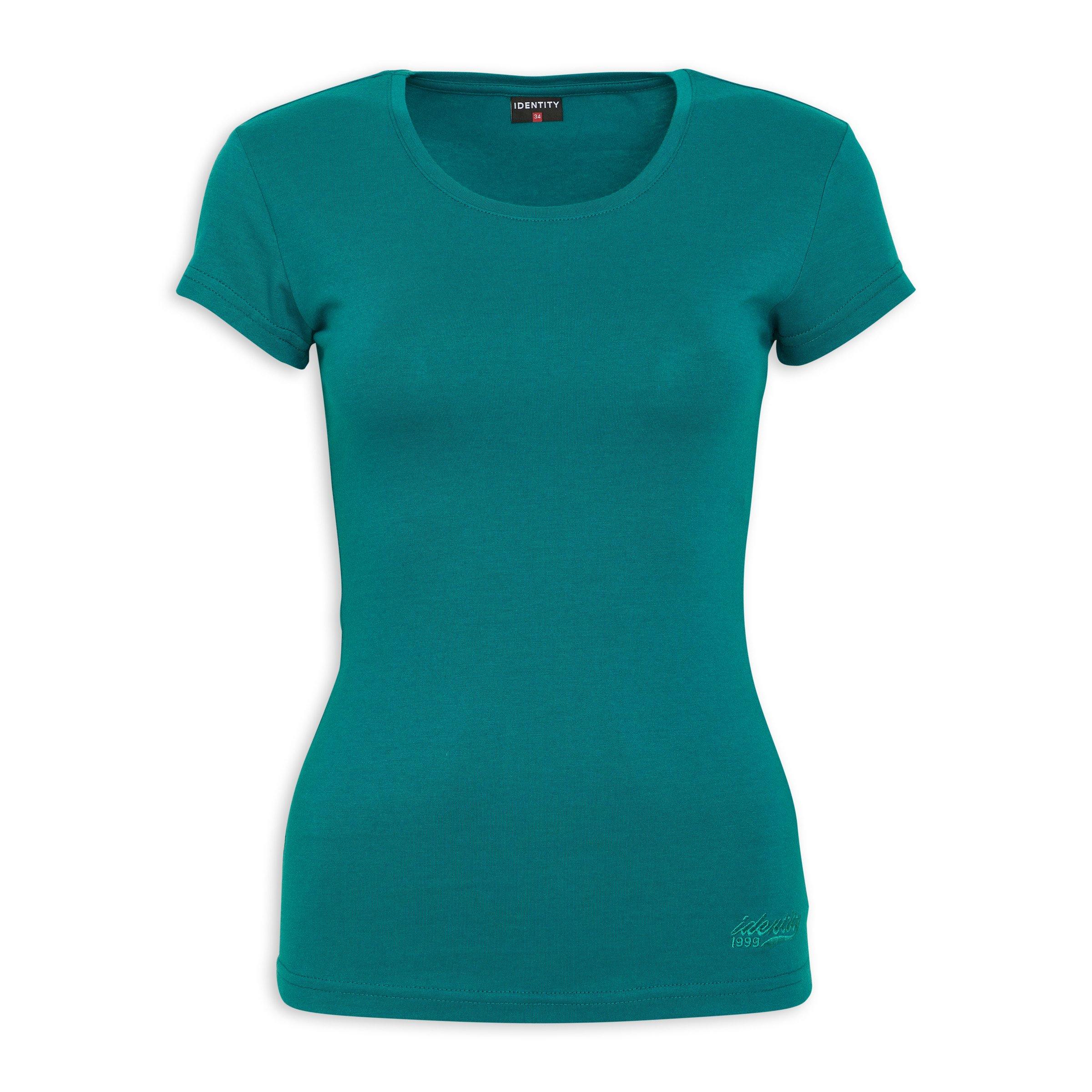 Teal Branded T-shirt (3126862) | Identity