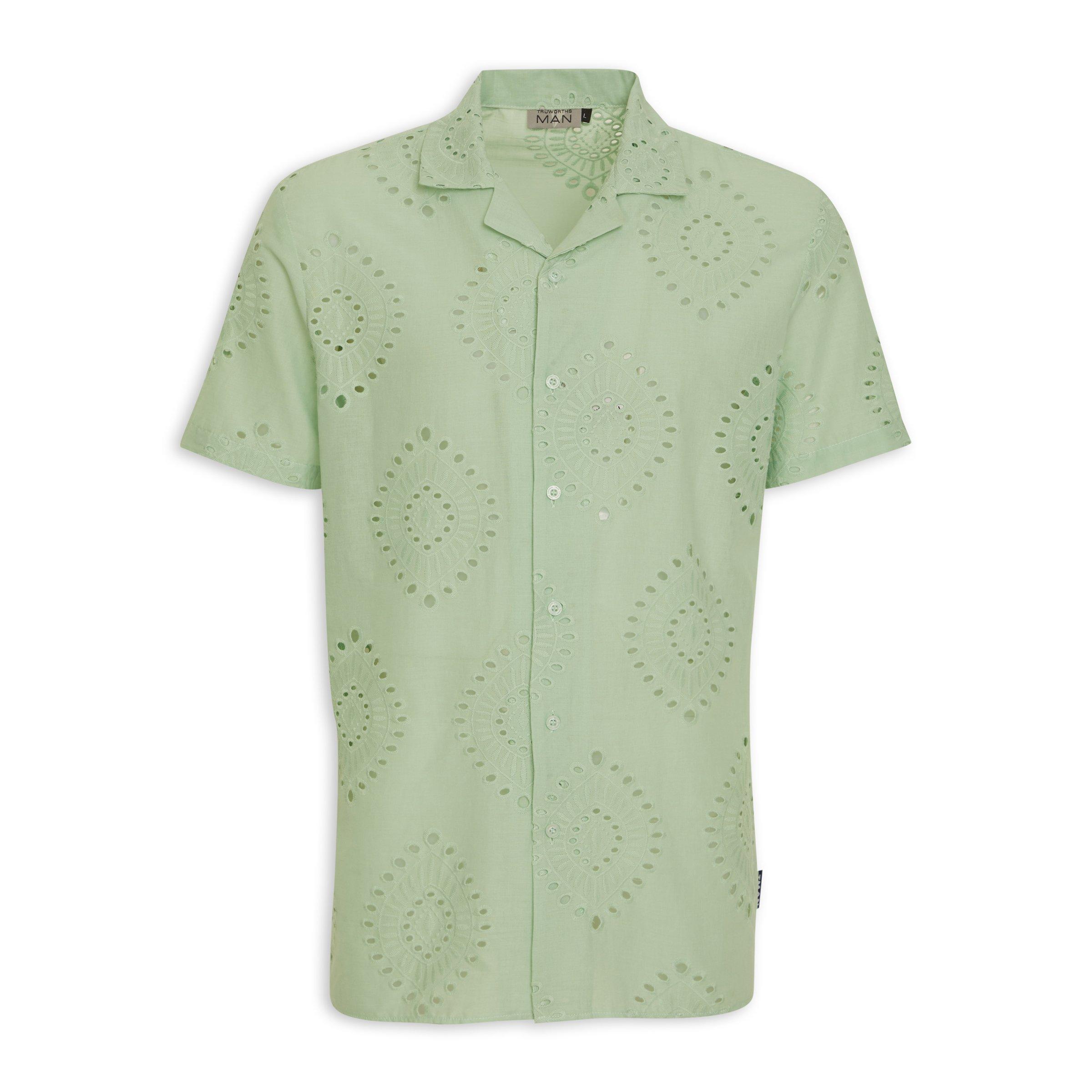 Green Regular Fit Shirt (3126886) | Truworths Man