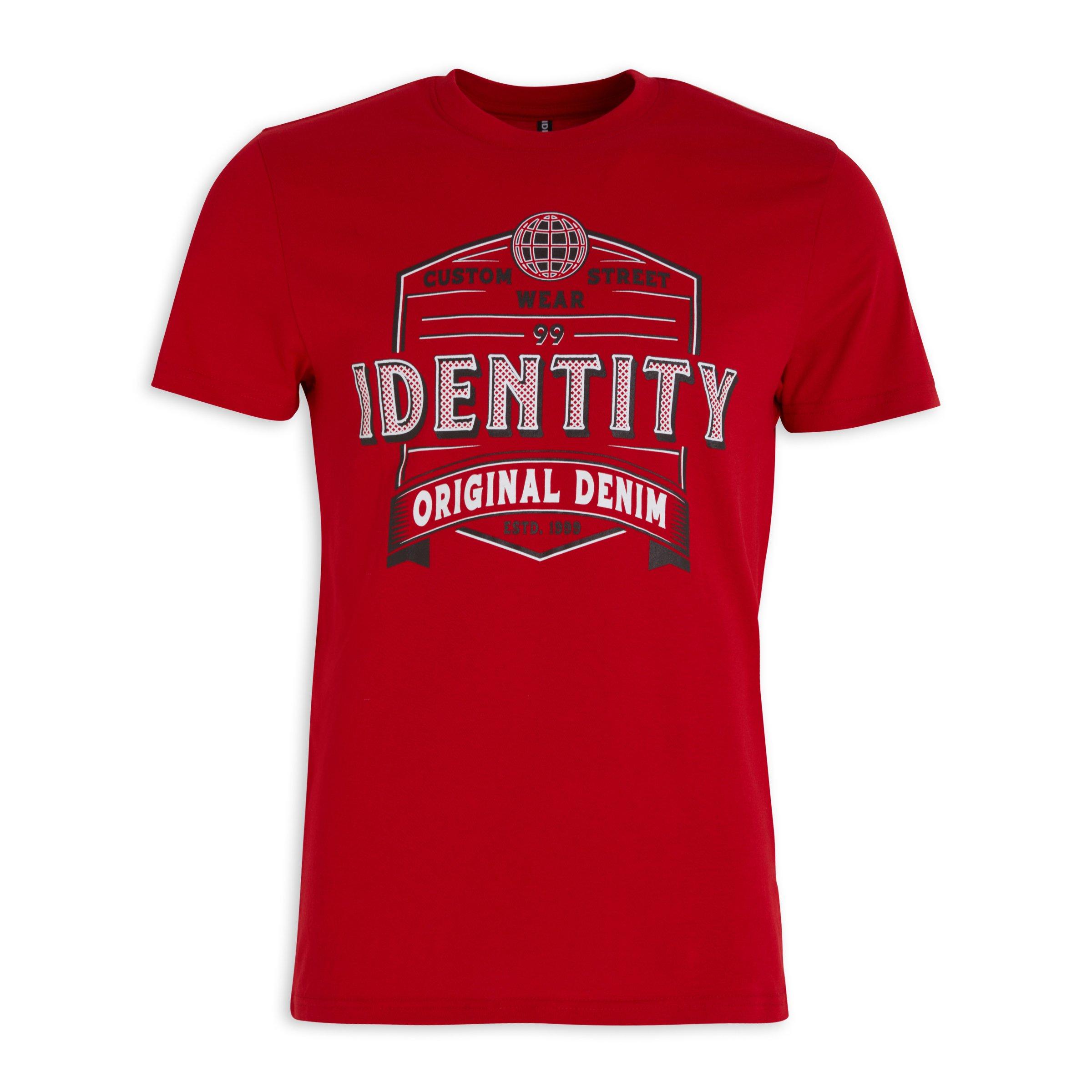 Red Branded T-shirt (3126941) | Identity