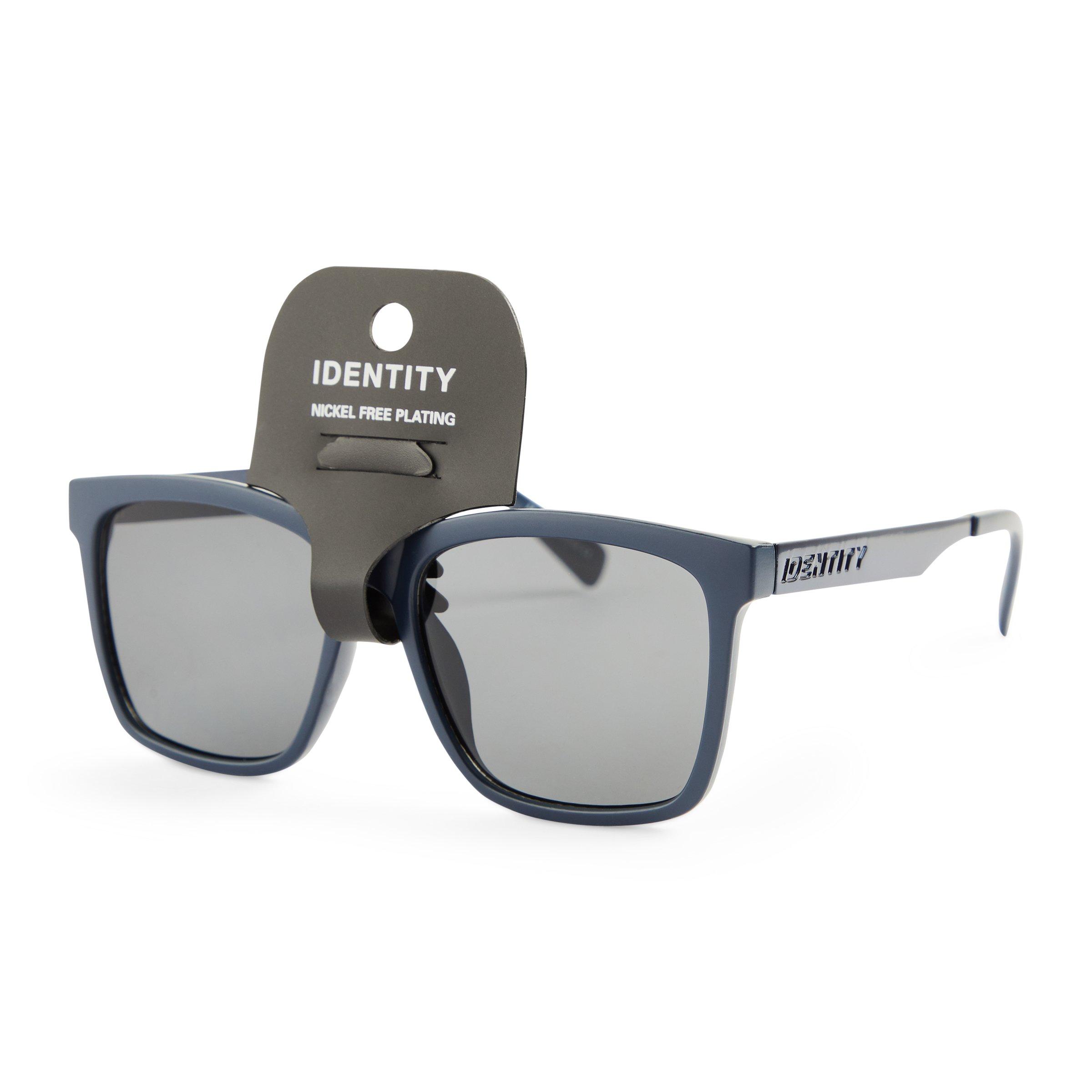 Navy Rubber Wayfarer Sunglasses (3127230) Identity