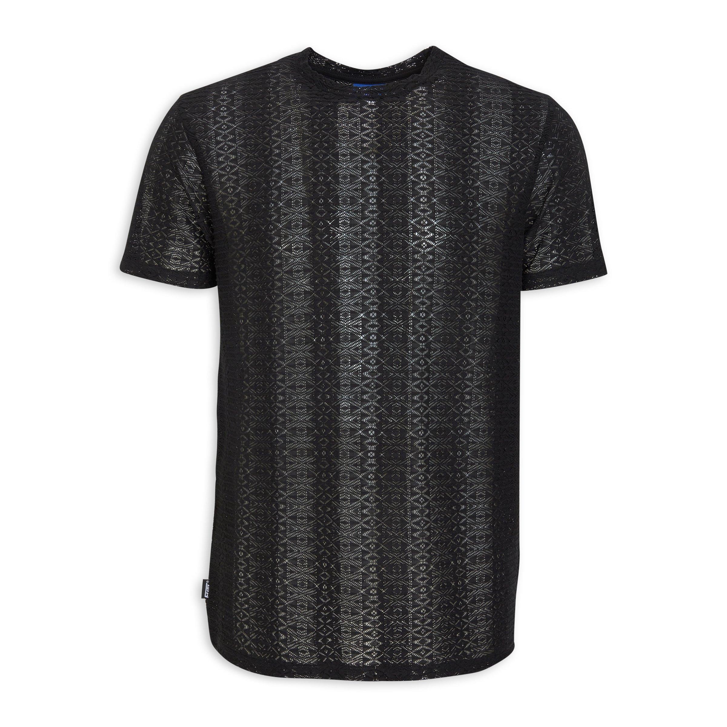 Black Open Work T-shirt (3127241) | Fuel