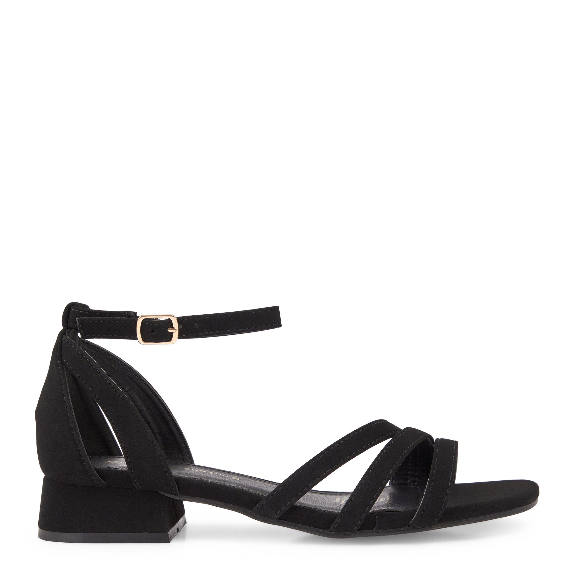 Black Ankle Strap Heeled Sandals (3127448) | Truworths