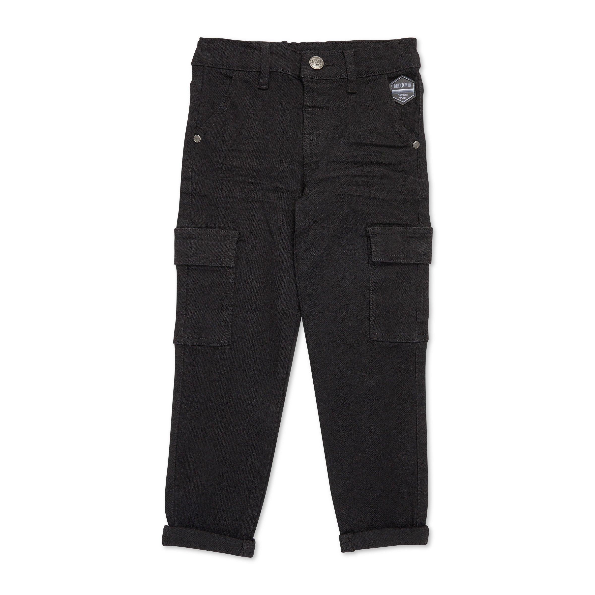 Kid Boy Black Utility Jeans (3127668) | Max & Mia