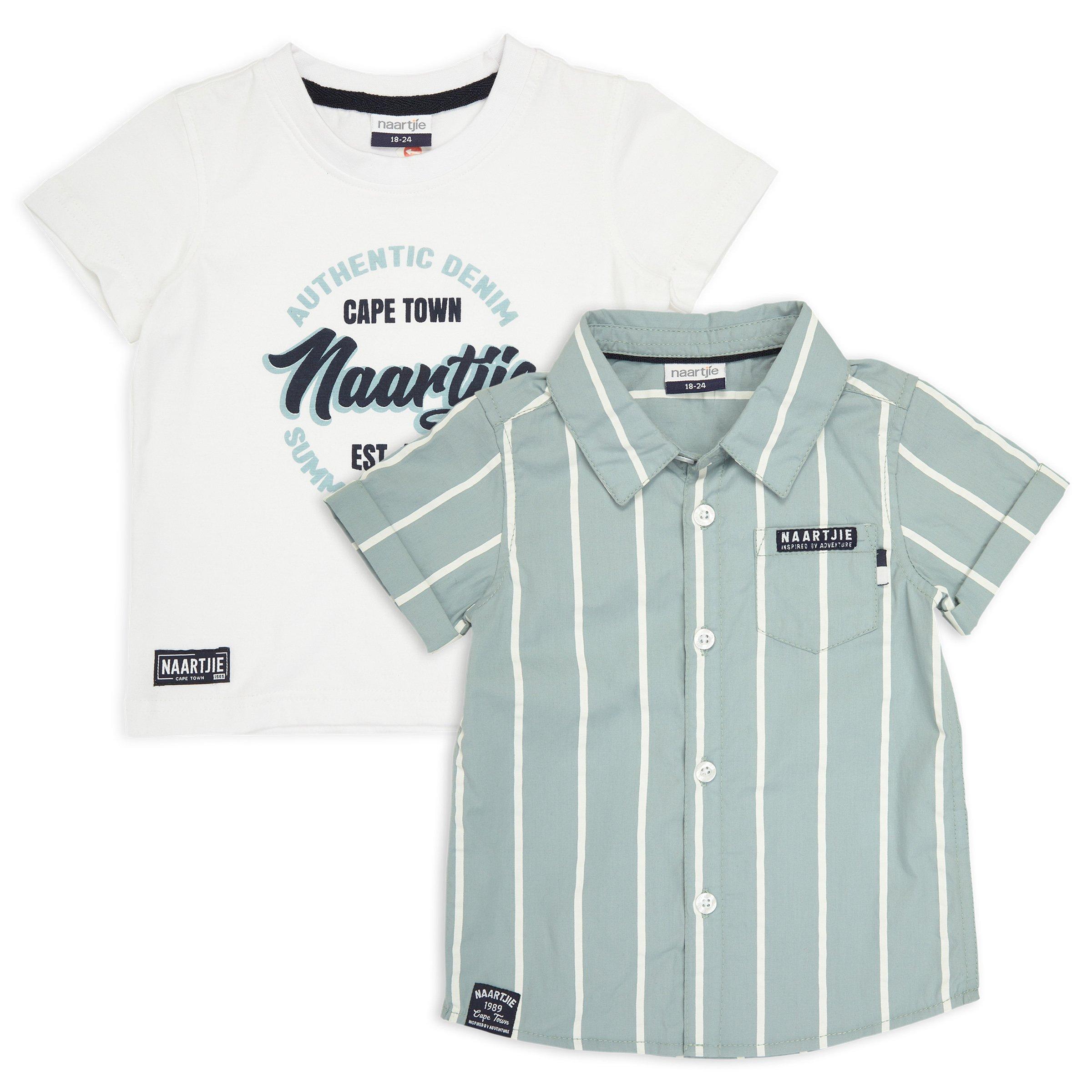 Baby Boy Shirt & T-shirt Set (3127744) | Naartjie