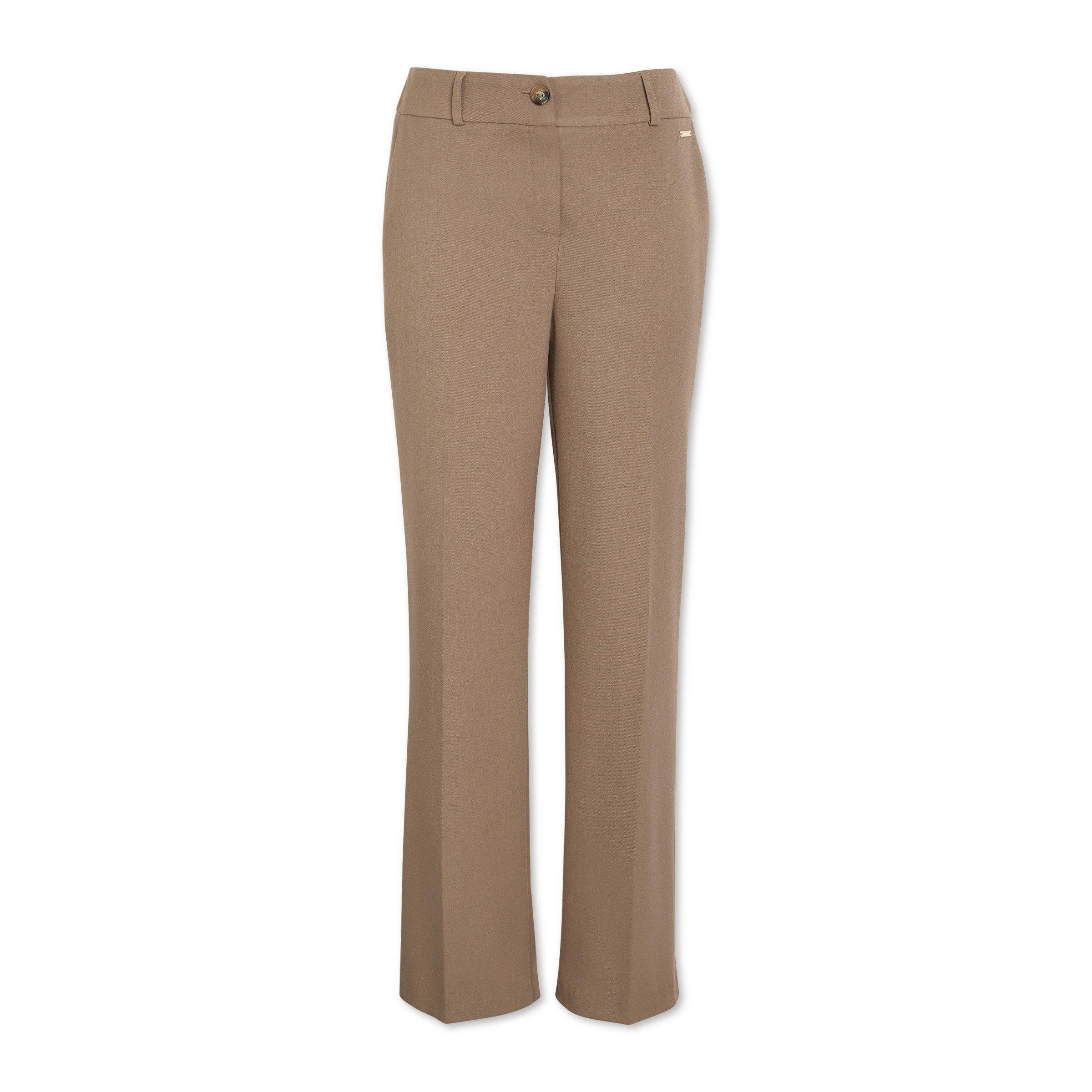 Tan Straight Leg Pants (3127801) | Daniel Hechter