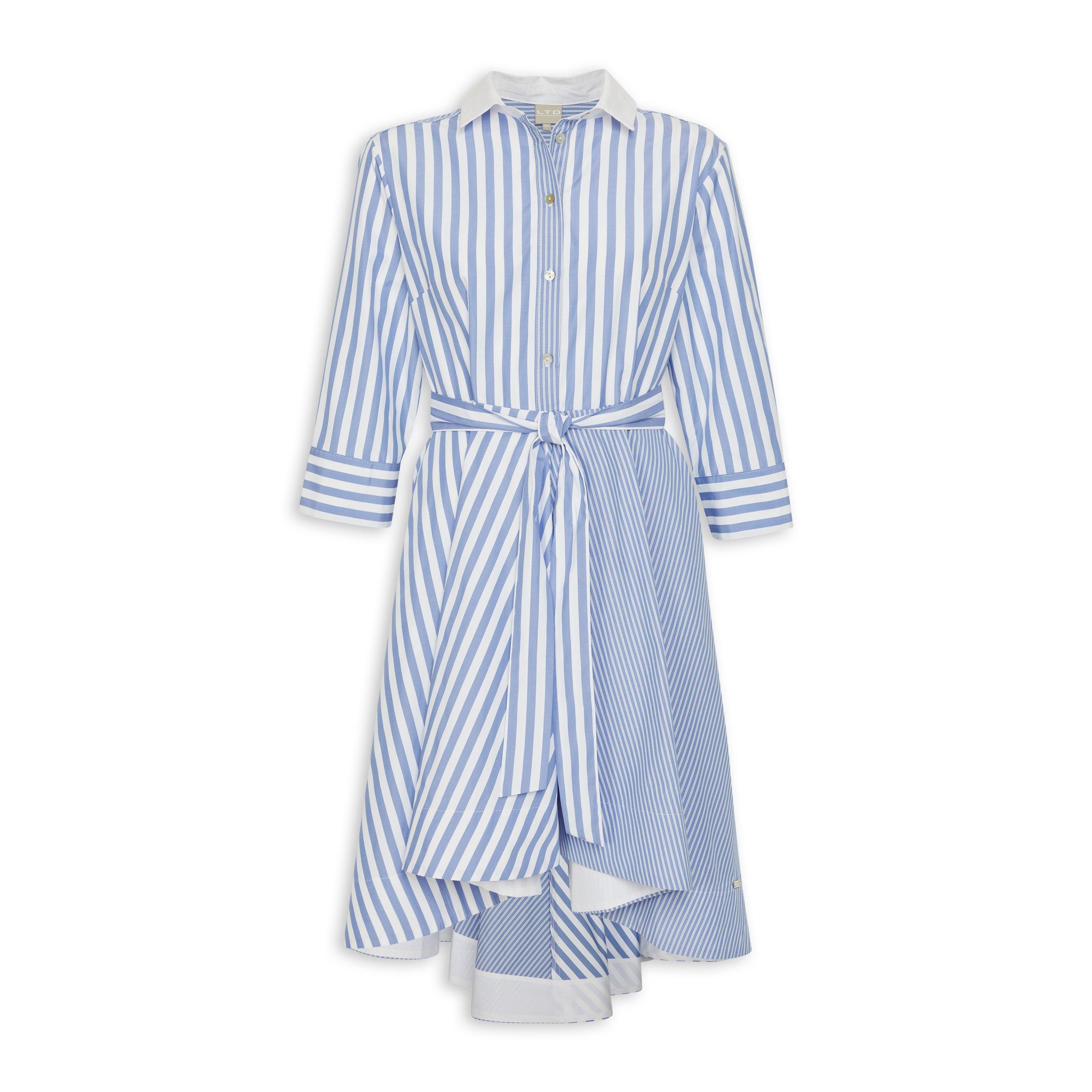 Stripe Shirt Dress (3127920) | LTD Woman