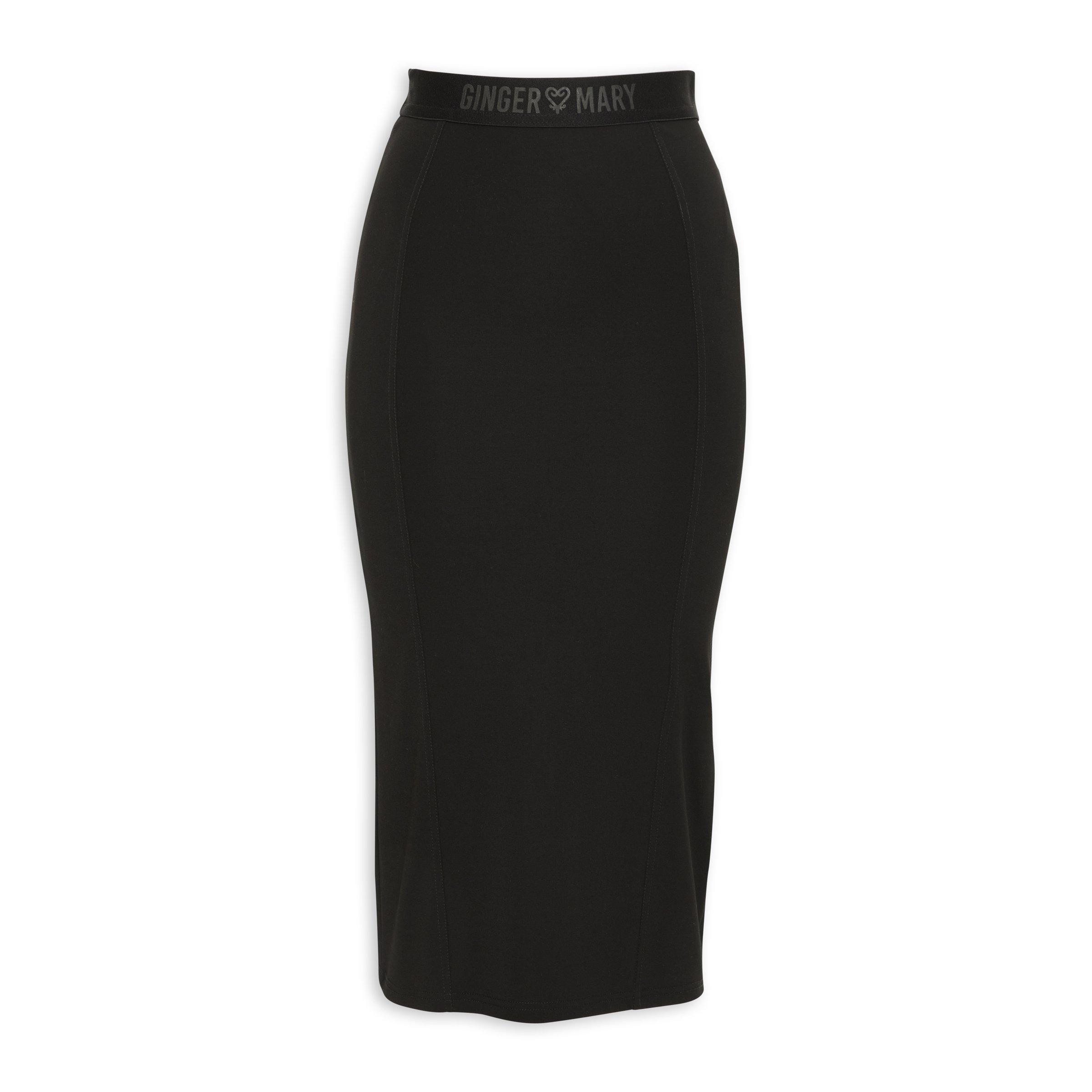Black Branded Bodycon Skirt (3128083) | Ginger Mary