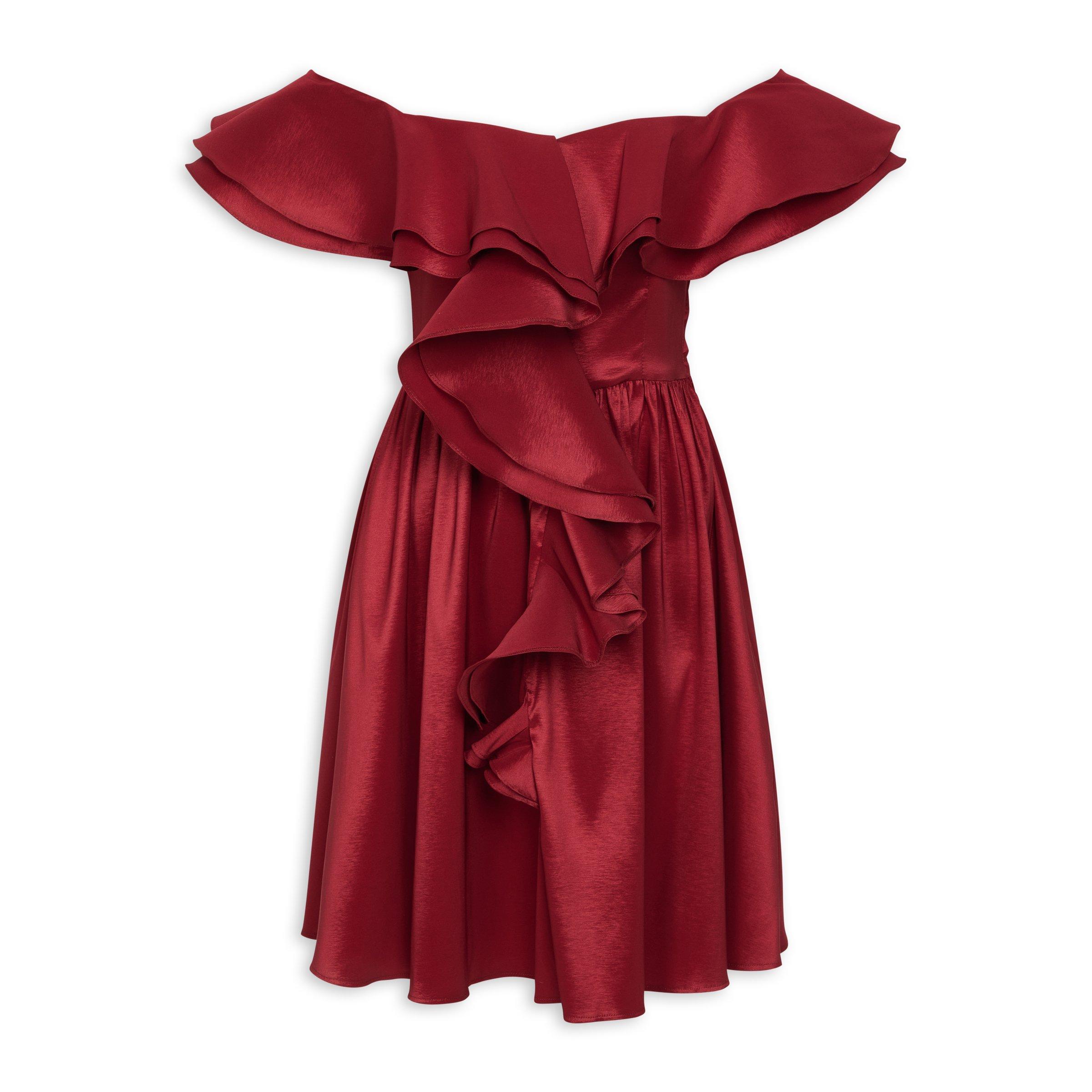 Red Fit & Flare Dress (3128113) | Truworths