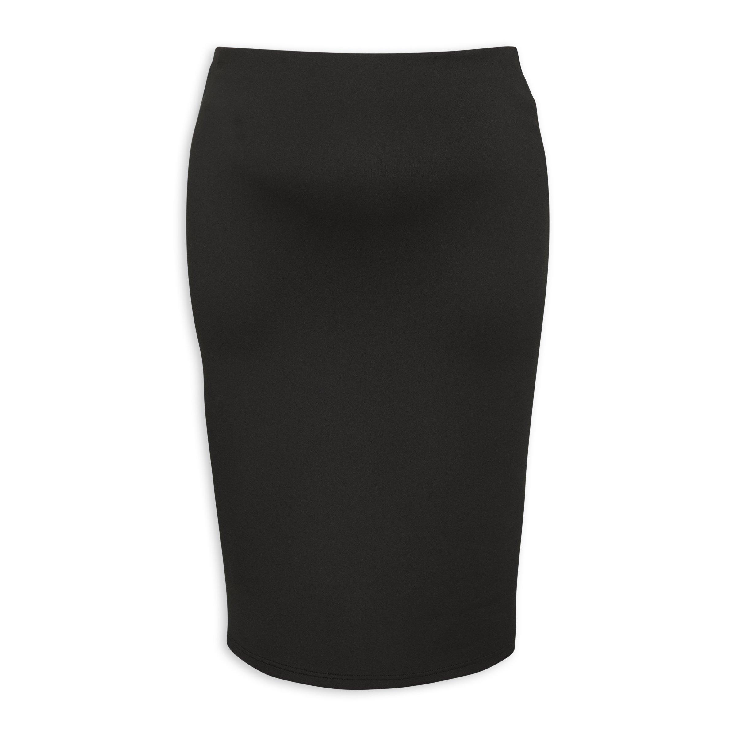 Black Plus Size Bodycon Skirt (3128263) | Zeta