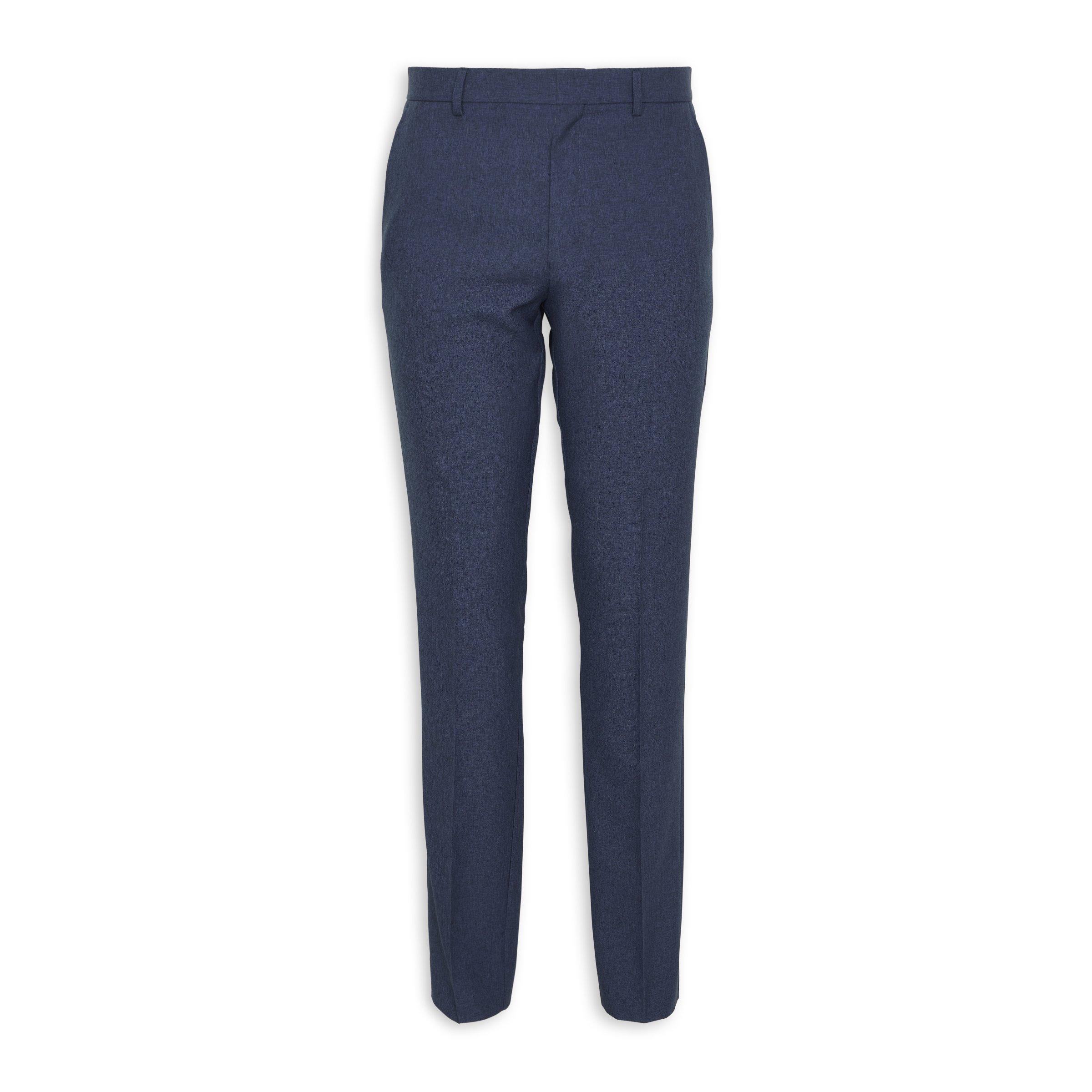 Blue Slim Fit Trousers (3128346) | Truworths Man
