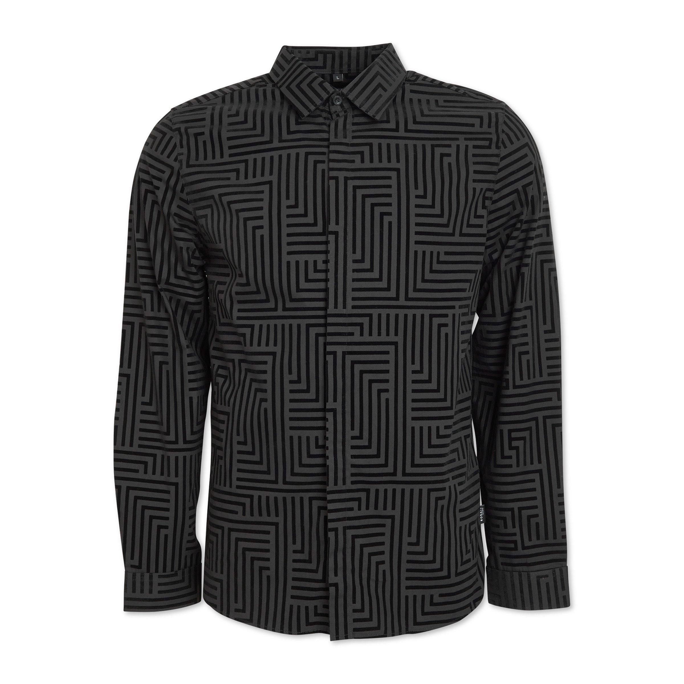 Men Regular Shirt Rosichi Black