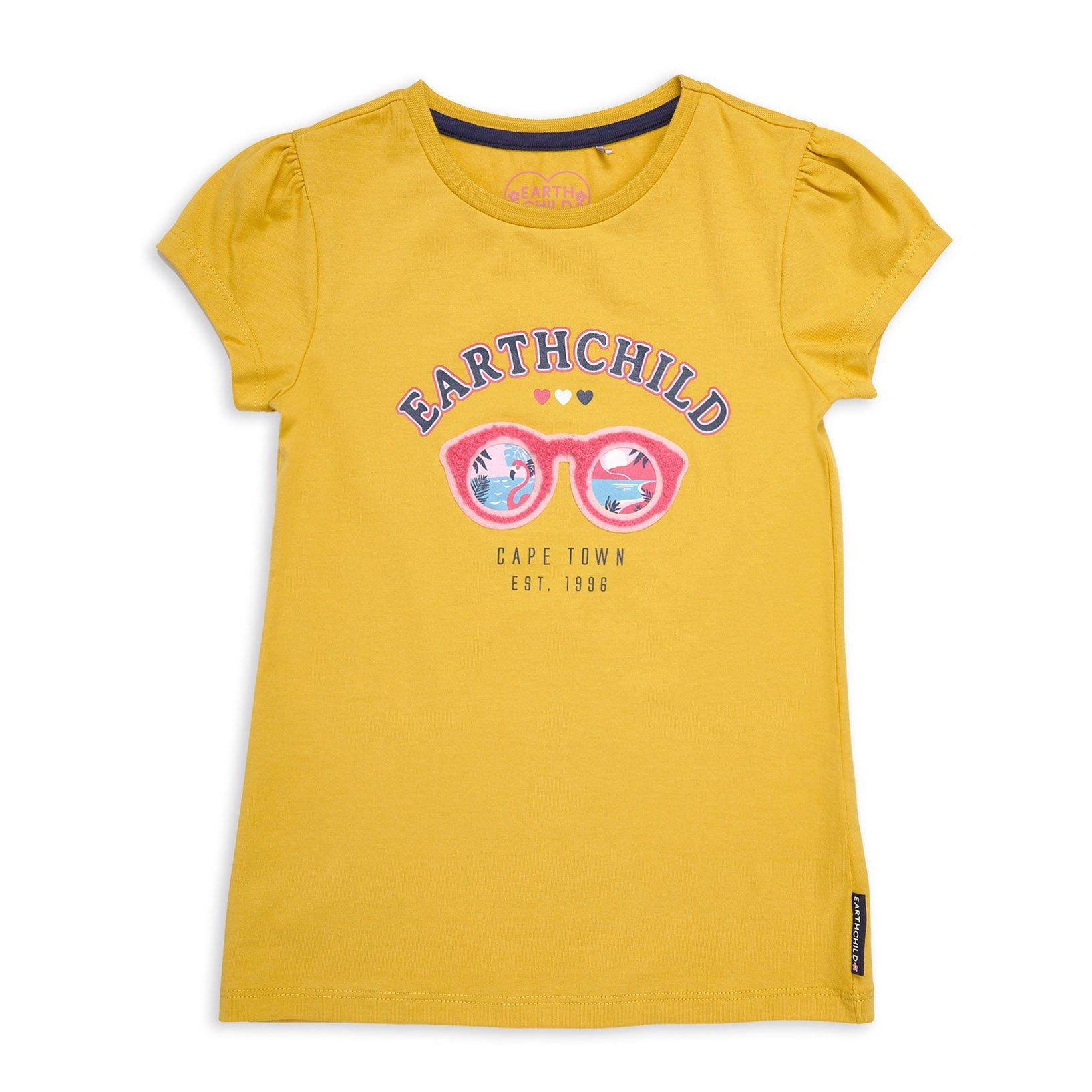 Kid Girl Yellow Tshirt (3128623) Earthchild