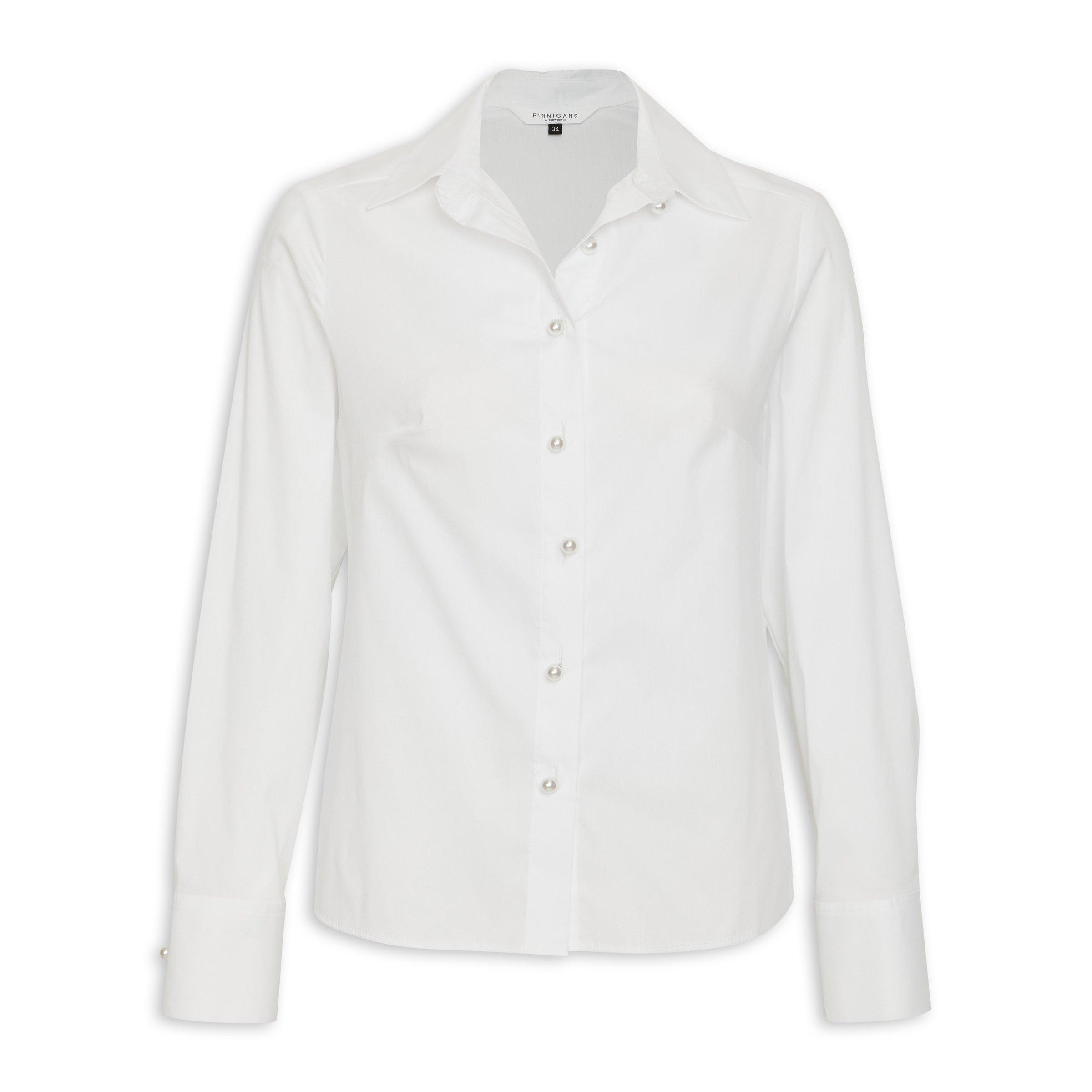 White Stretch Shirt (3128627) | Finnigans