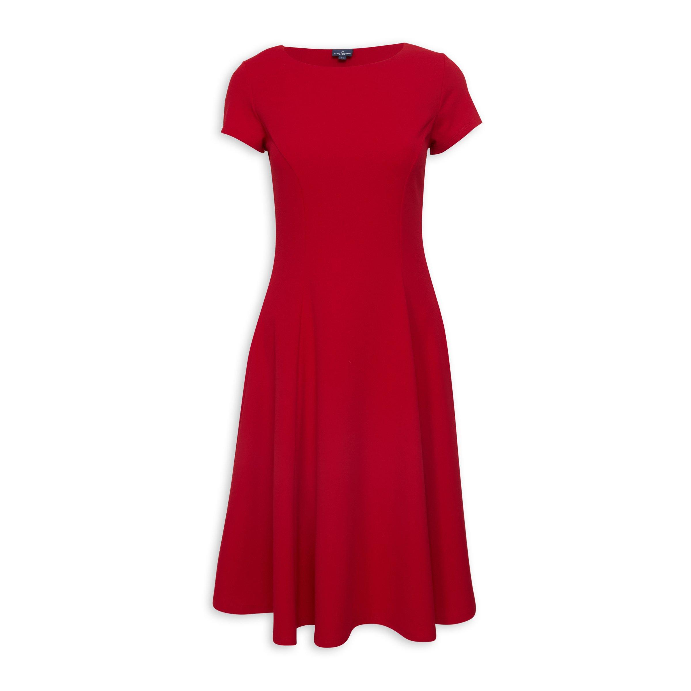 Red Fit & Flare Dress (3128894) | Daniel Hechter