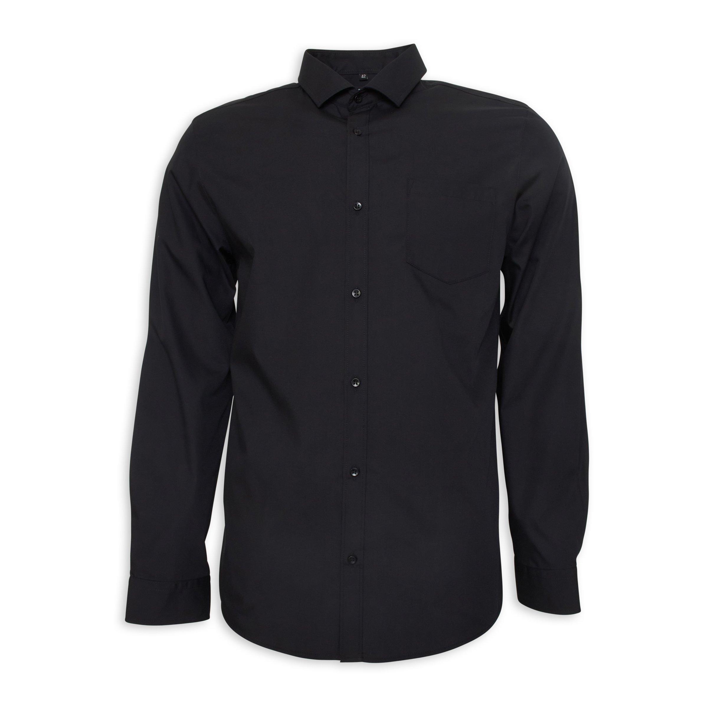 Black Slim Fit Shirt (3128914) | Truworths Man