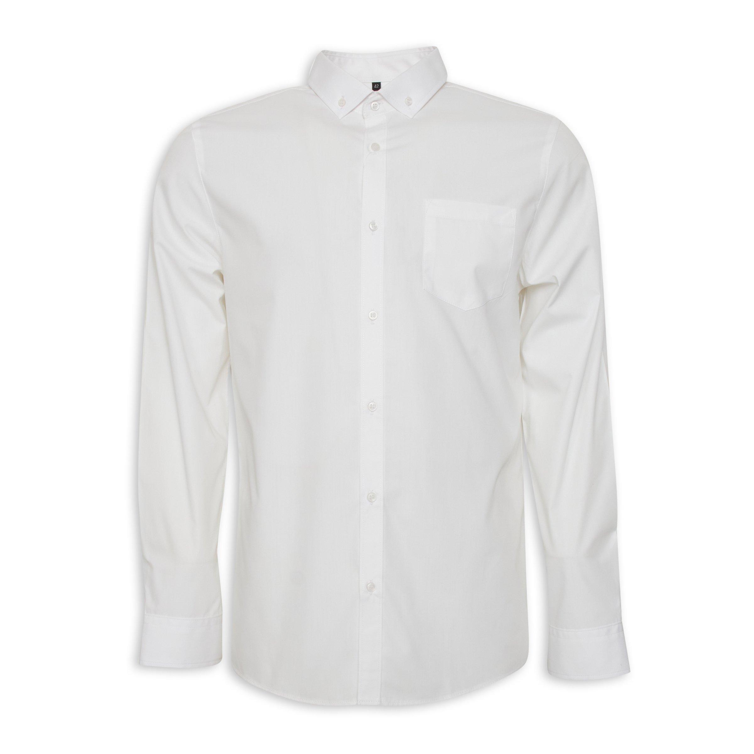 White Slim Fit Shirt (3128915) | Truworths Man