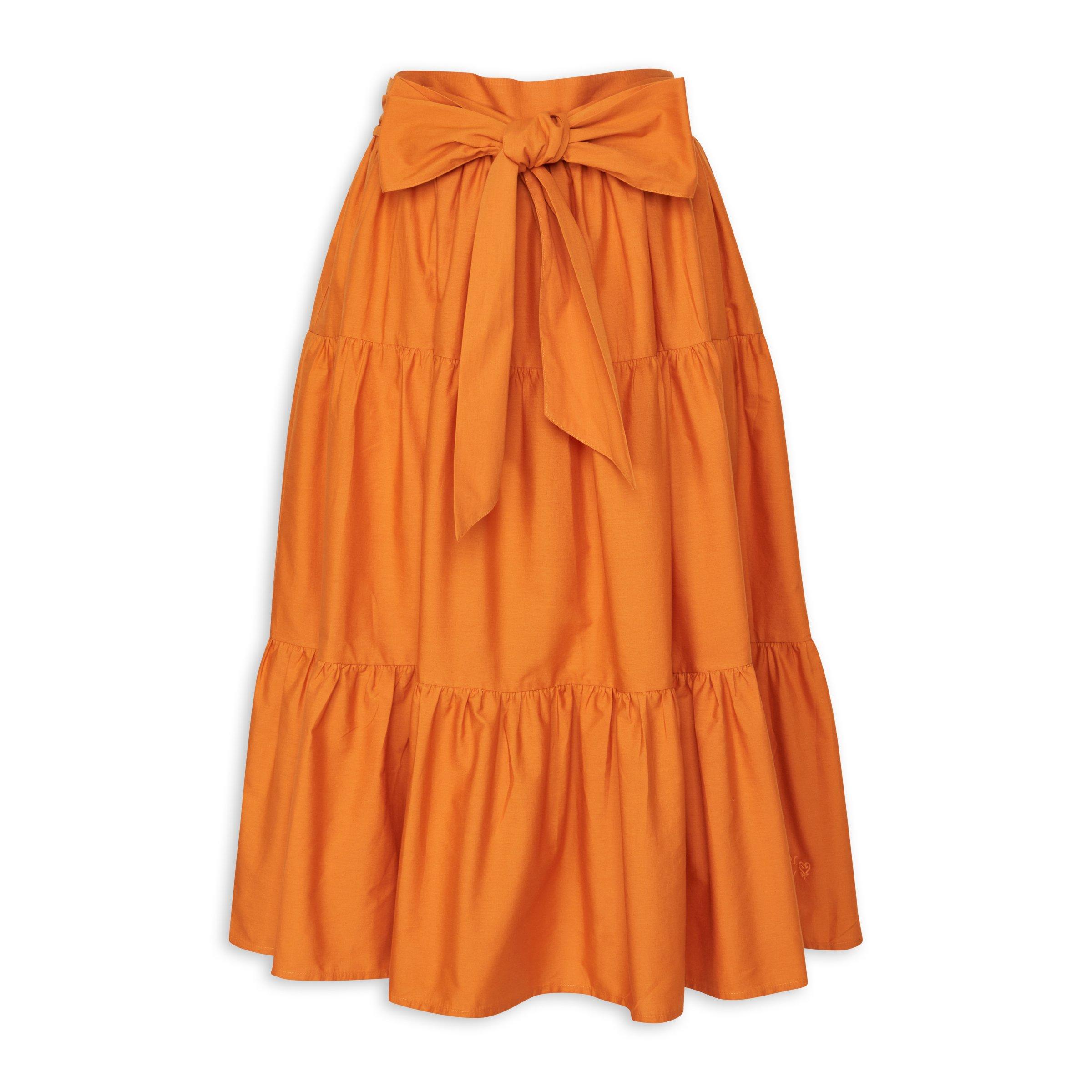 Orange Tiered Skirt (3128963) | Ginger Mary