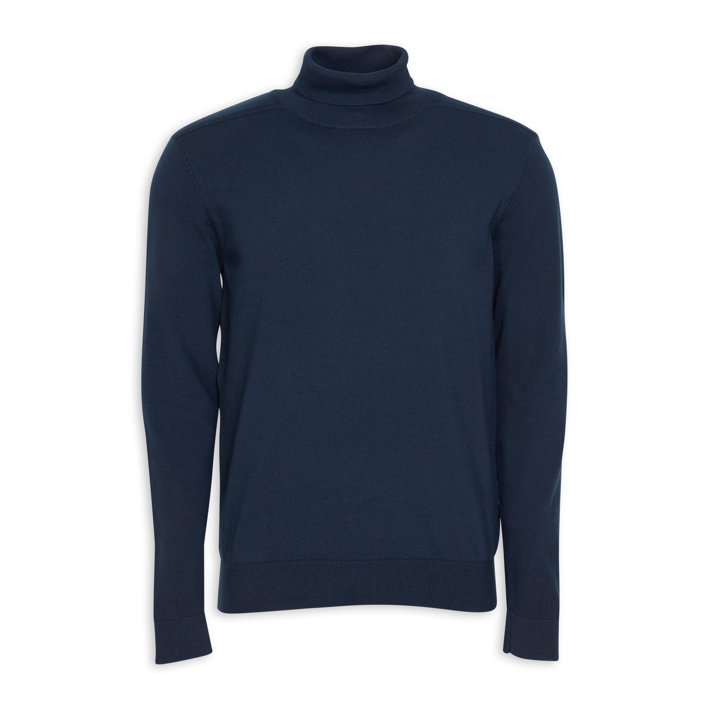 Blue Polo Neck Top (3128997) | Truworths Man