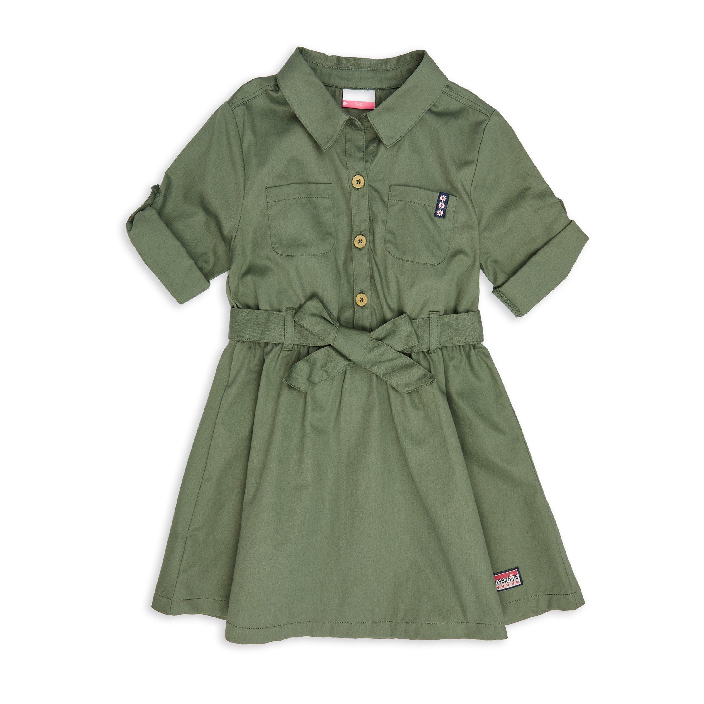 Kid Girl Green Shirt Dress (3129111) Naartjie