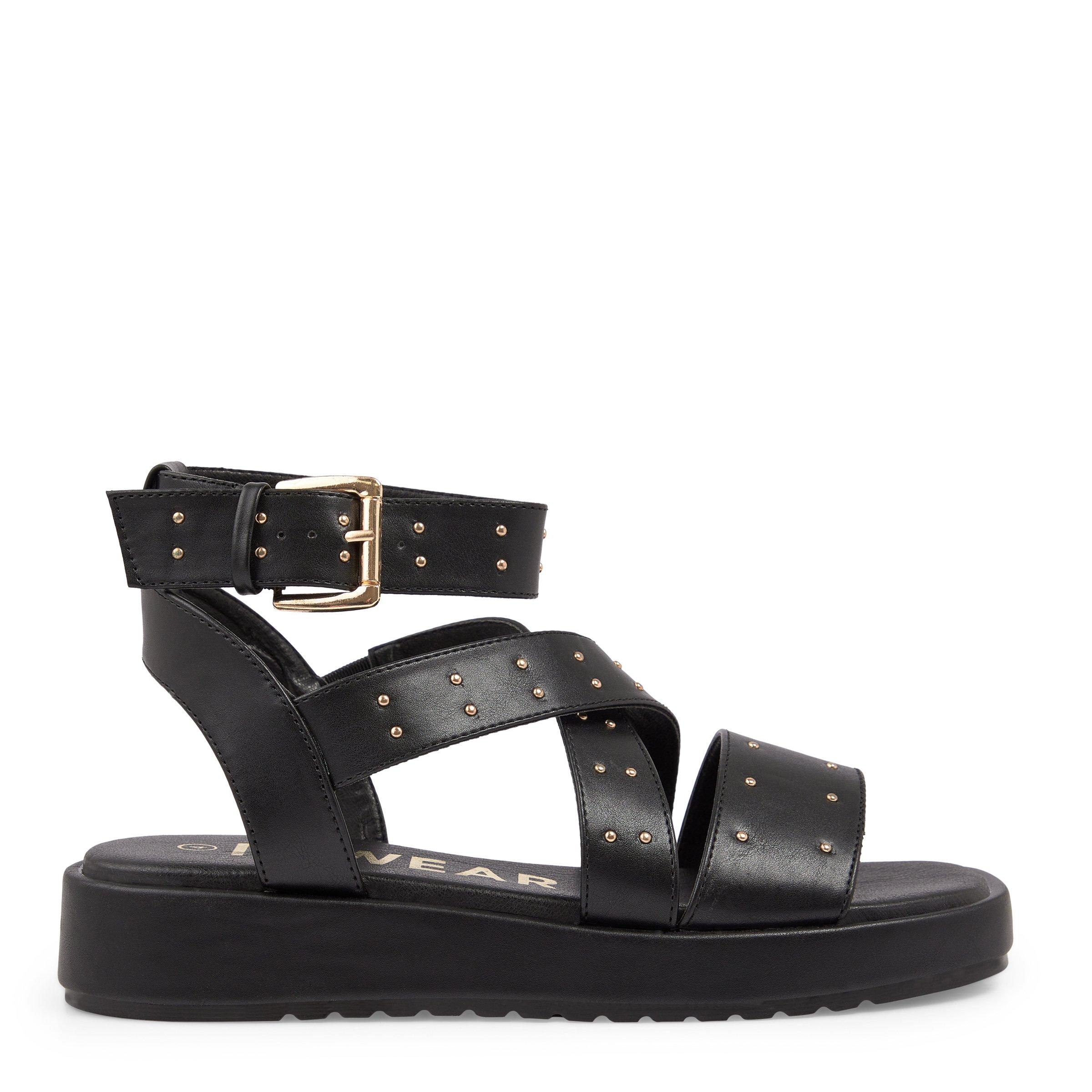Black Ankle Strap Sandals (3129196) | Inwear