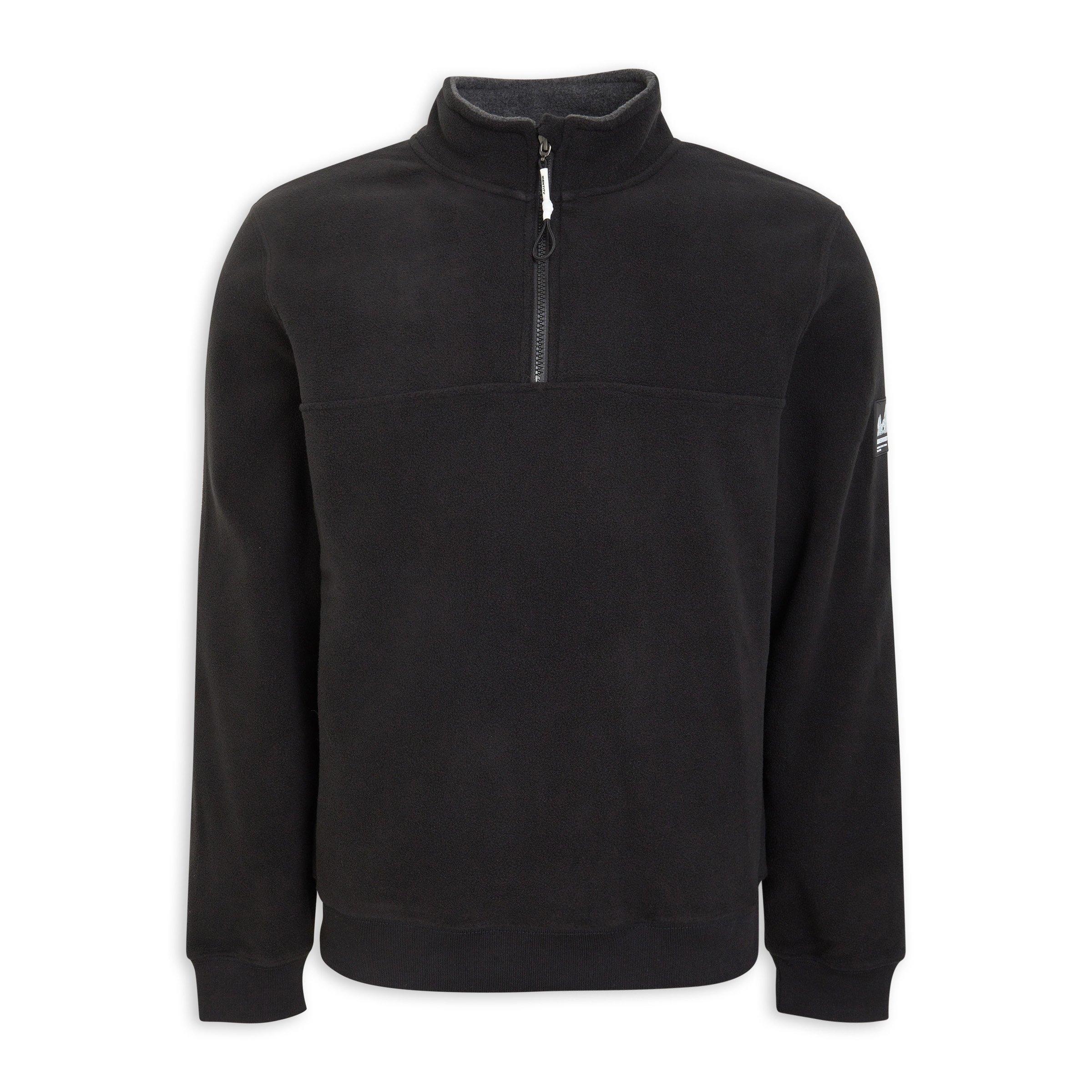 Black Funnel Zip Sweat Top (3129306) | Identity