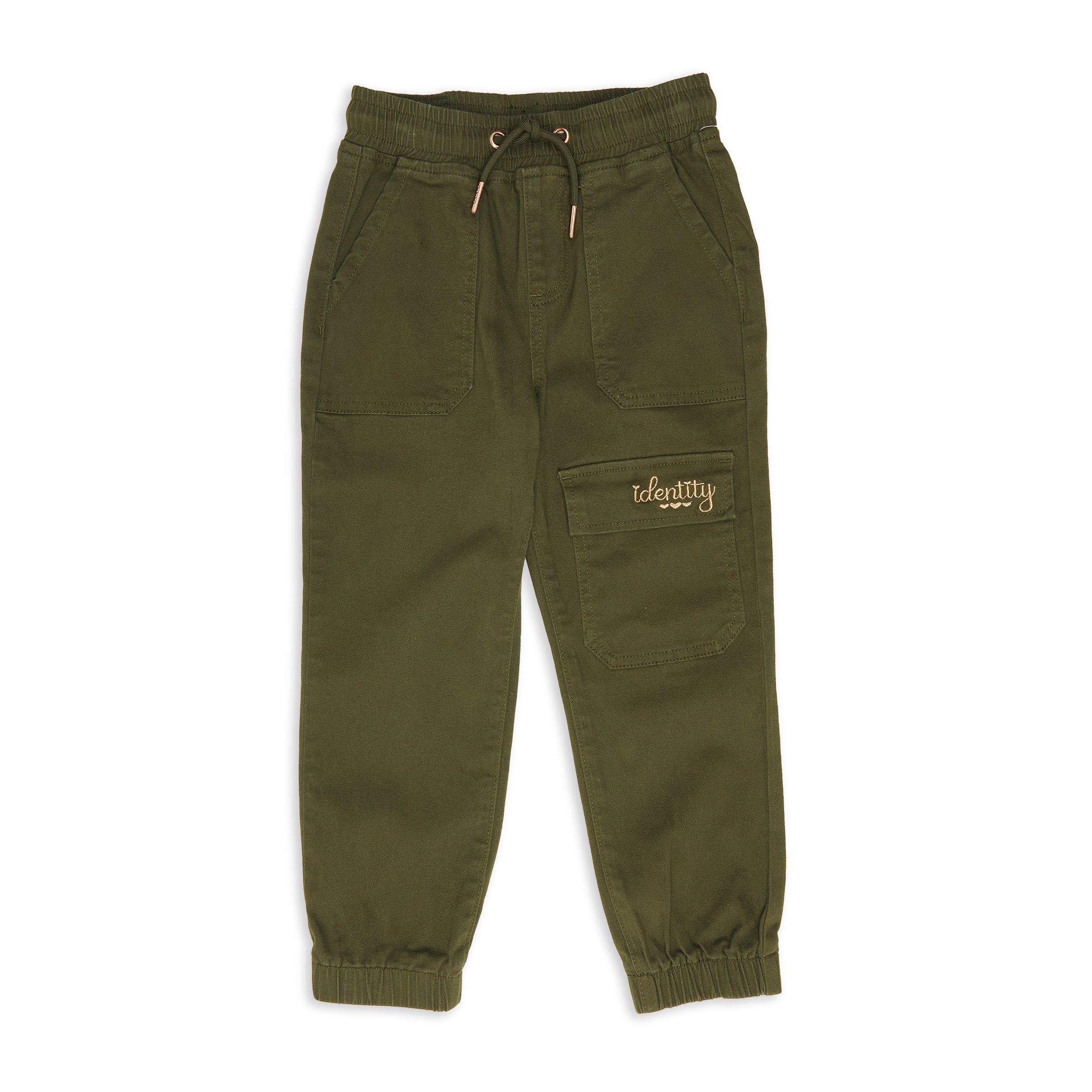 Kid Girl Green Utility Pants (3129430) | Identity