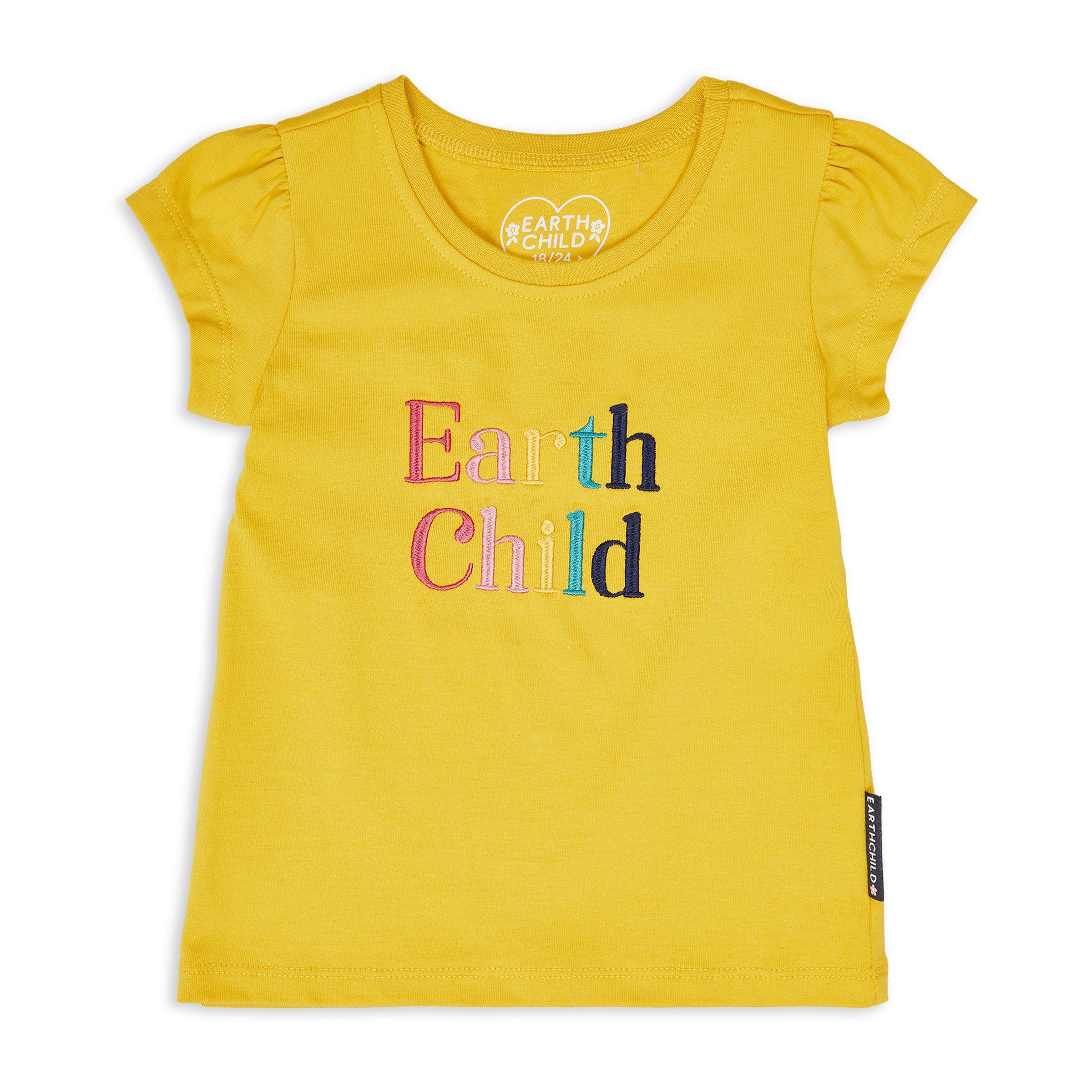 Baby Girl Yellow T-shirt (3129484) | Earthchild