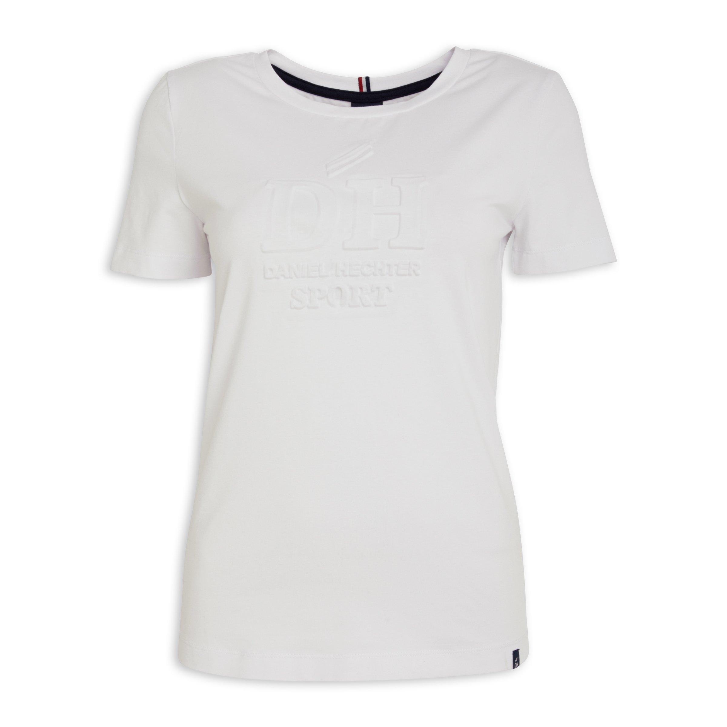 White Branded T-shirt (3129499) | Daniel Hechter