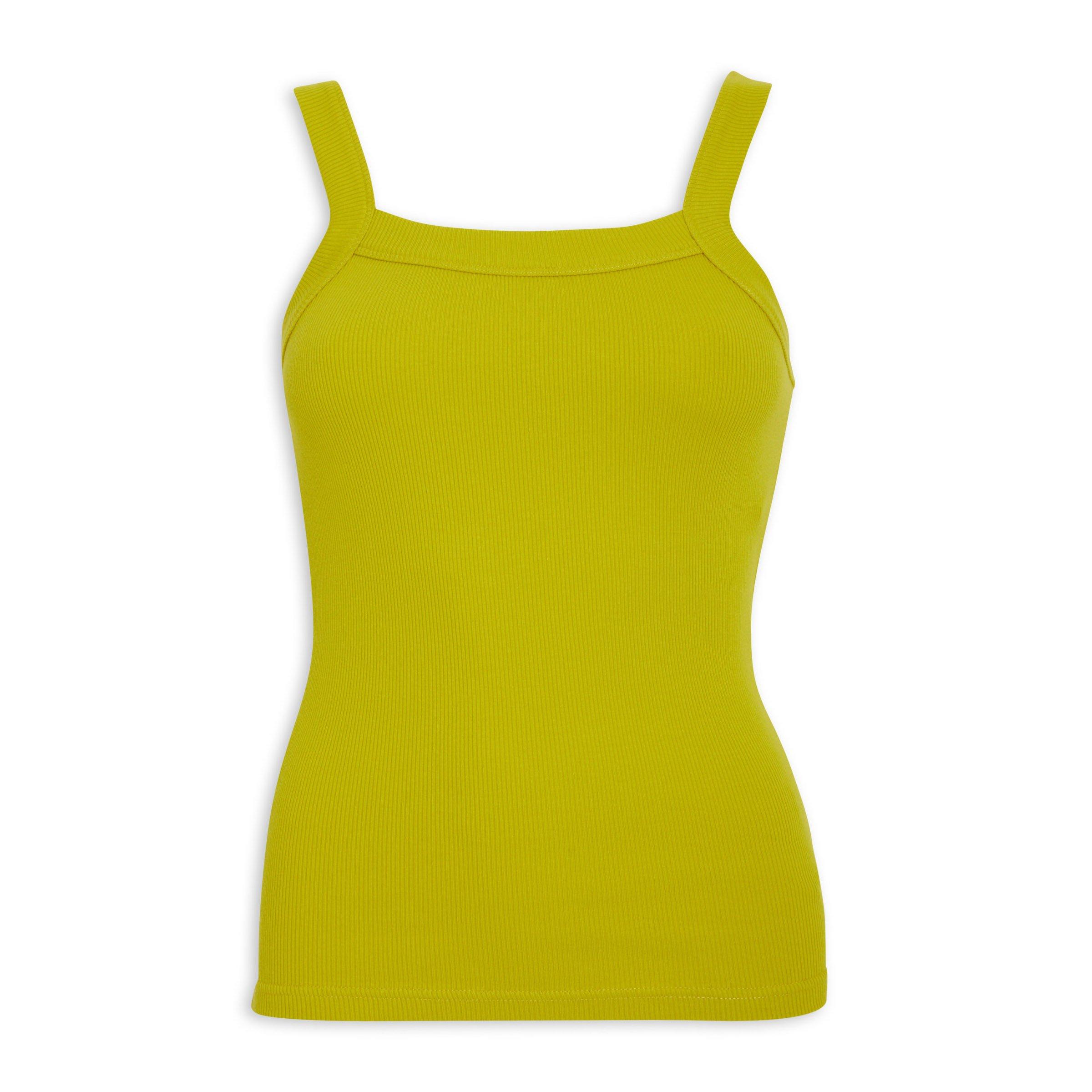 Green Ribbed Vest (3129634) | Identity