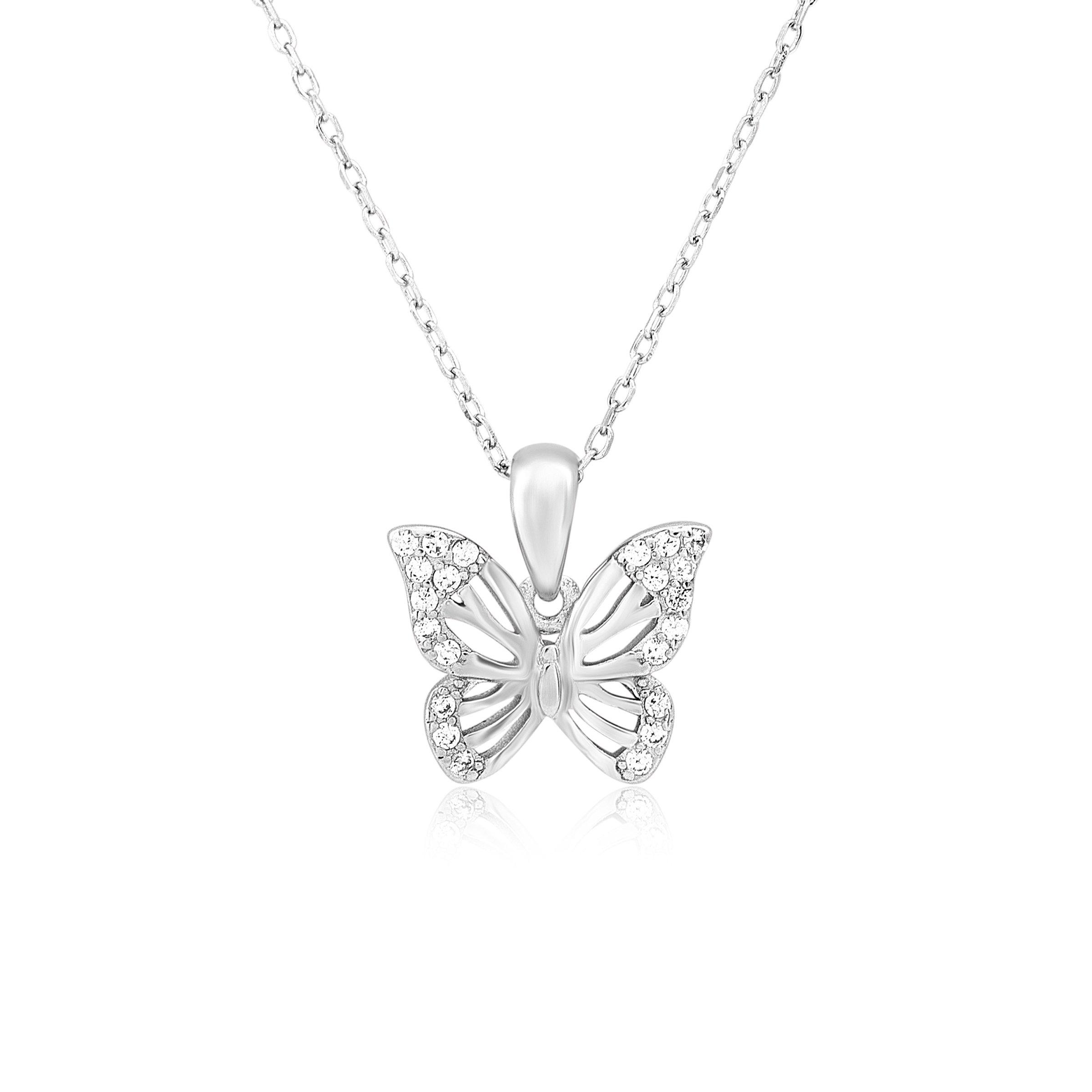 Small Butterfly Pendant (3129677) | Sterling Silver