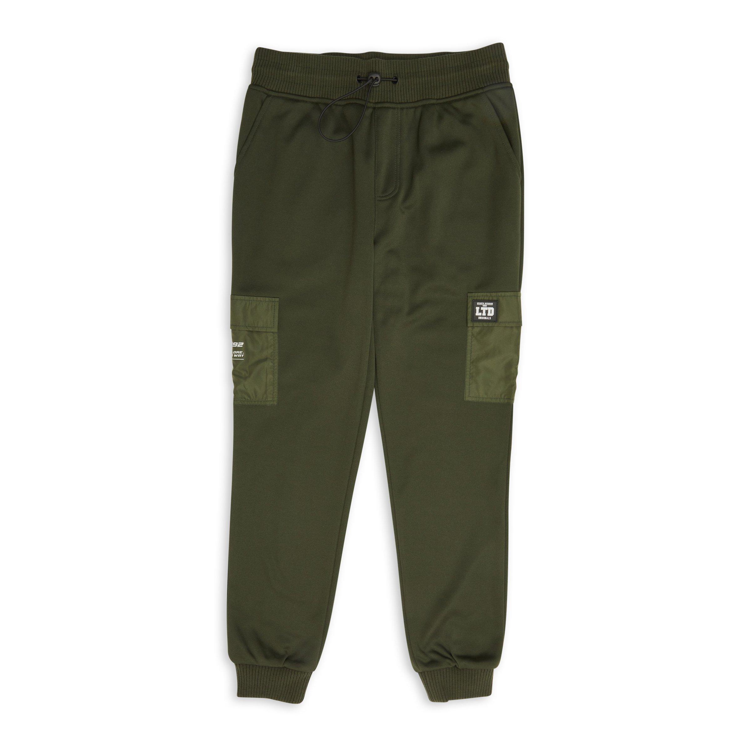 Boys Green Cuffed Jogger (3129862) | LTD Kids