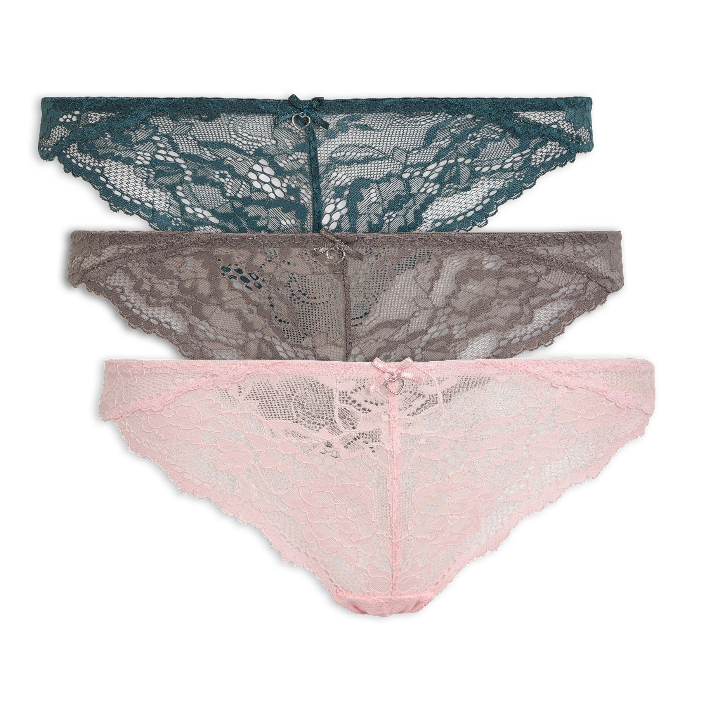 3-pack Brazilian Panties (3132397) | Truworths